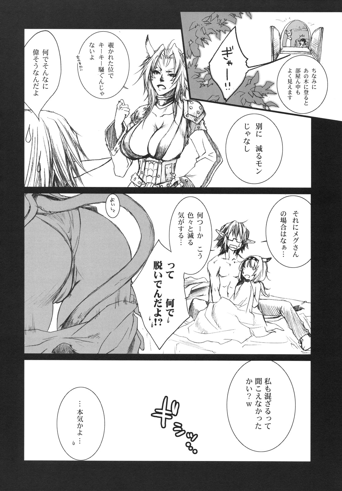 (C75) [Akai Tsubasa, 50BMG (Tachibana Chata, Shindou Nobumichi)] LOVE FOOL.09 (Final Fantasy XI) page 9 full