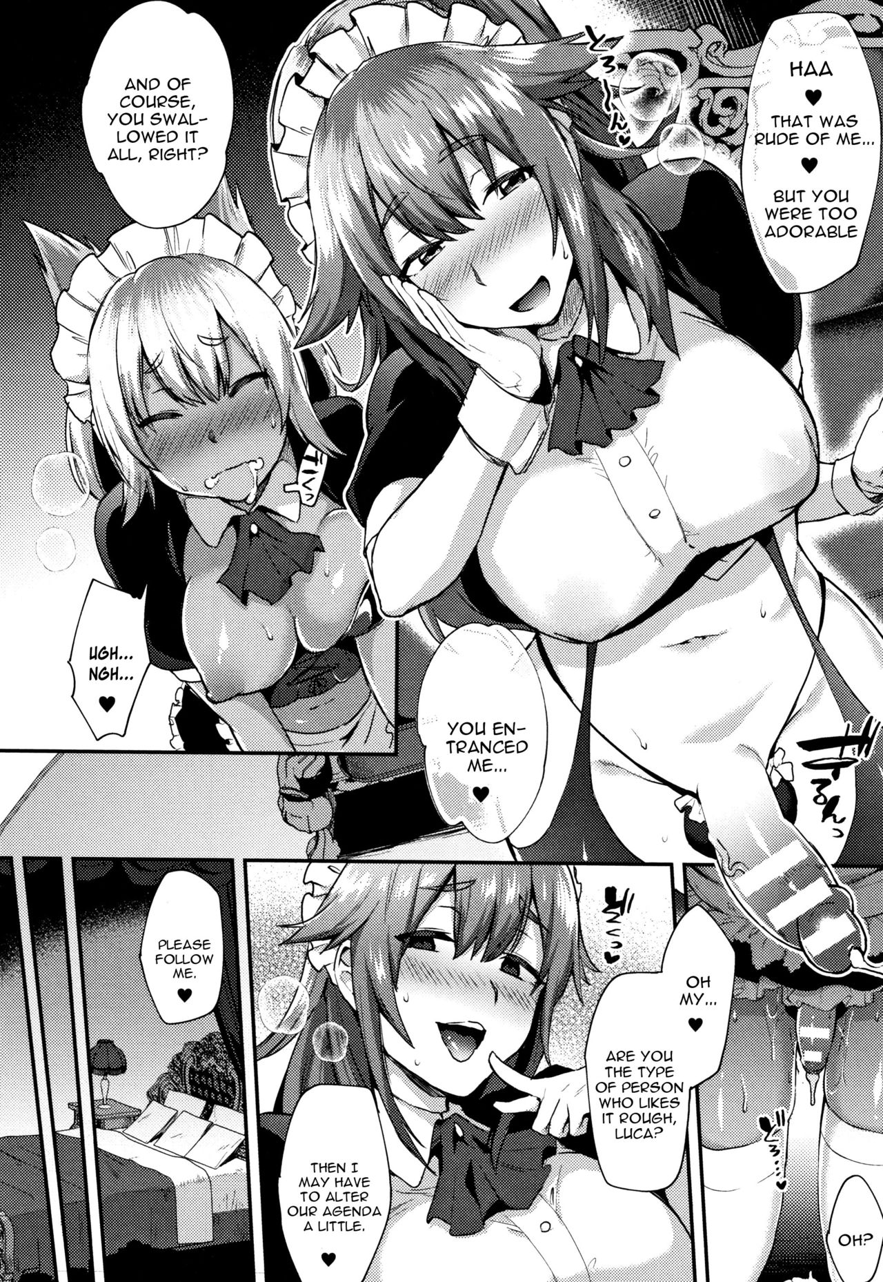 [Ikeshita Maue] Futa Maid ~Shiniri Maid Luca Ganbarimasu!~ (Trans Bitch) [English] [constantly] page 8 full