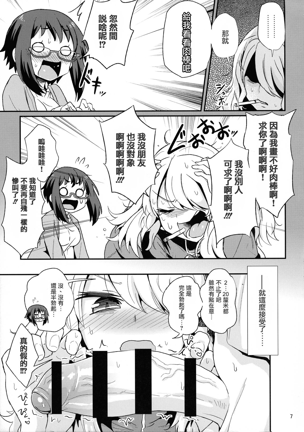 (C93) [Konnyaku Nabe (magifuro Konnyaku)] Mecha Shiko Shichau Kei Joshi [Chinese] [沒有漢化] page 8 full