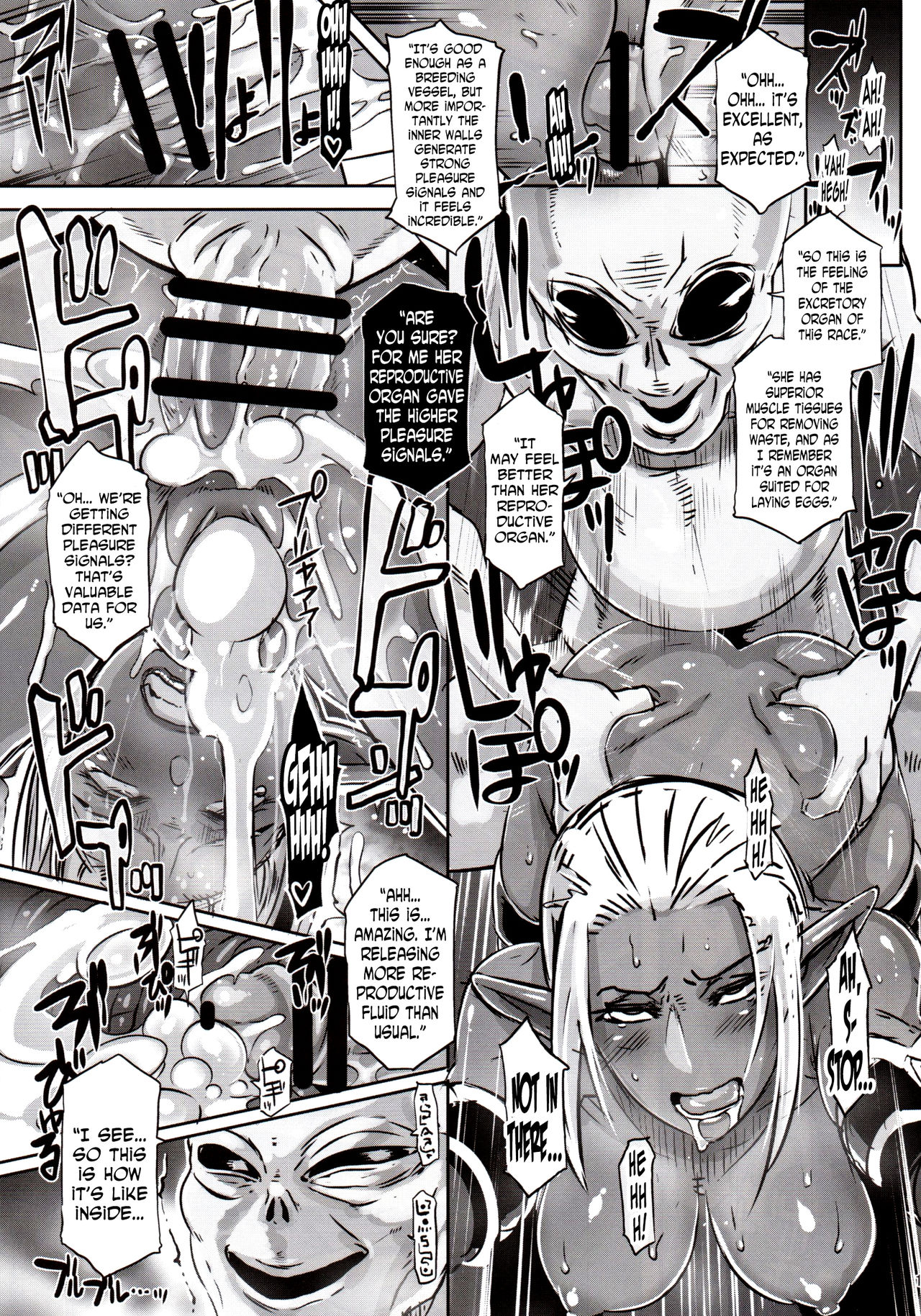 (C89) [EROQUIS! (Butcha-U)] DARK ELF vs ALIEN [English] [N04h] page 16 full