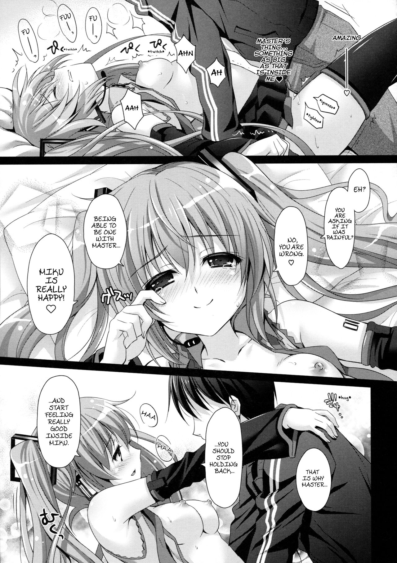 (COMIC1☆11) [Kaiyuu Kikaku (Suzui Narumi)] Miku-san ga 10 Shuunen ni Iroiro Omoidashi Tari Suru Ohanashi (VOCALOID) [English] [Tagtagger] page 14 full