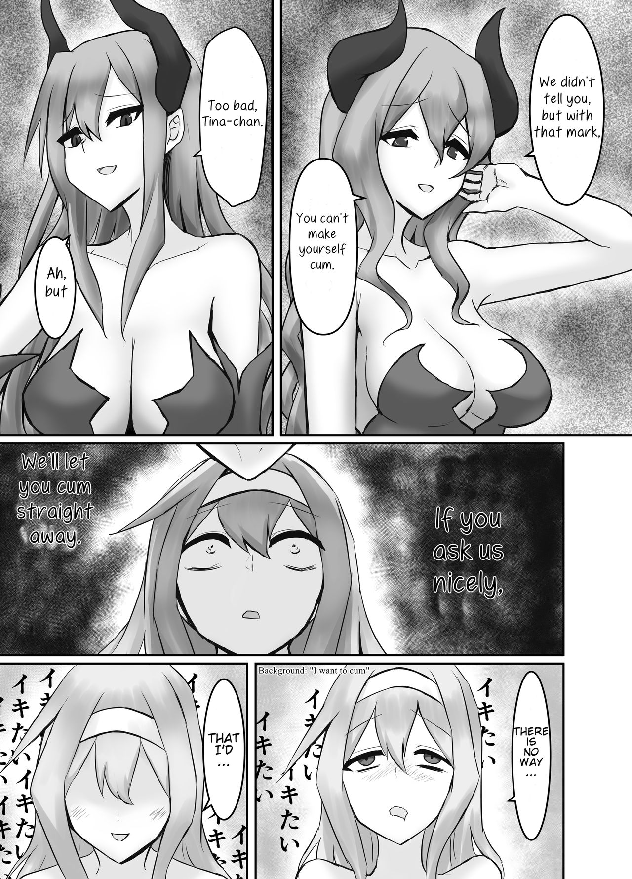 [Intondou (Stealth Moko)] Jingai Lez Rape ~Succubus Hen~ [English] {Ogodei-Khan} page 27 full