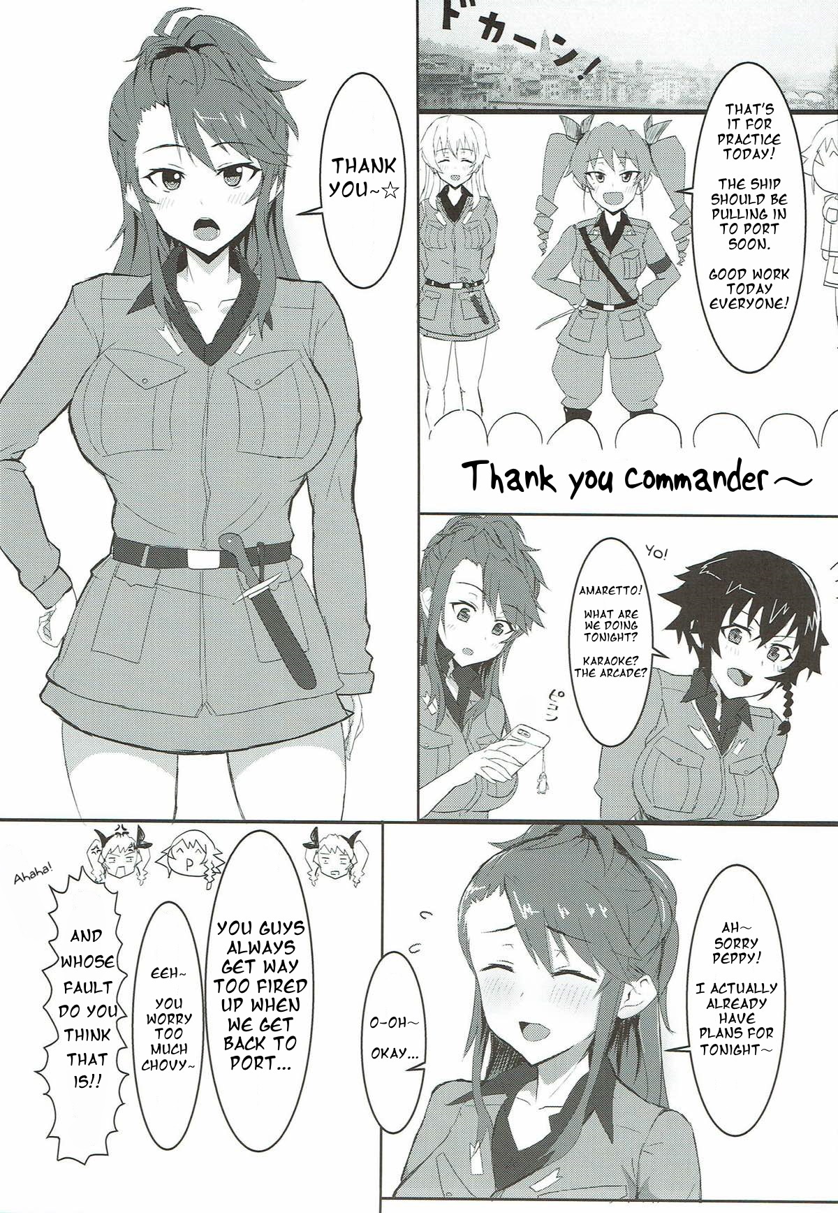 (C93) [Moruda Ramenya (Moruda)] Nama Cream Liqueur Cocktail | Fresh Cream Liqueur Cocktail (Girls und Panzer) [English] [Darg777] page 2 full