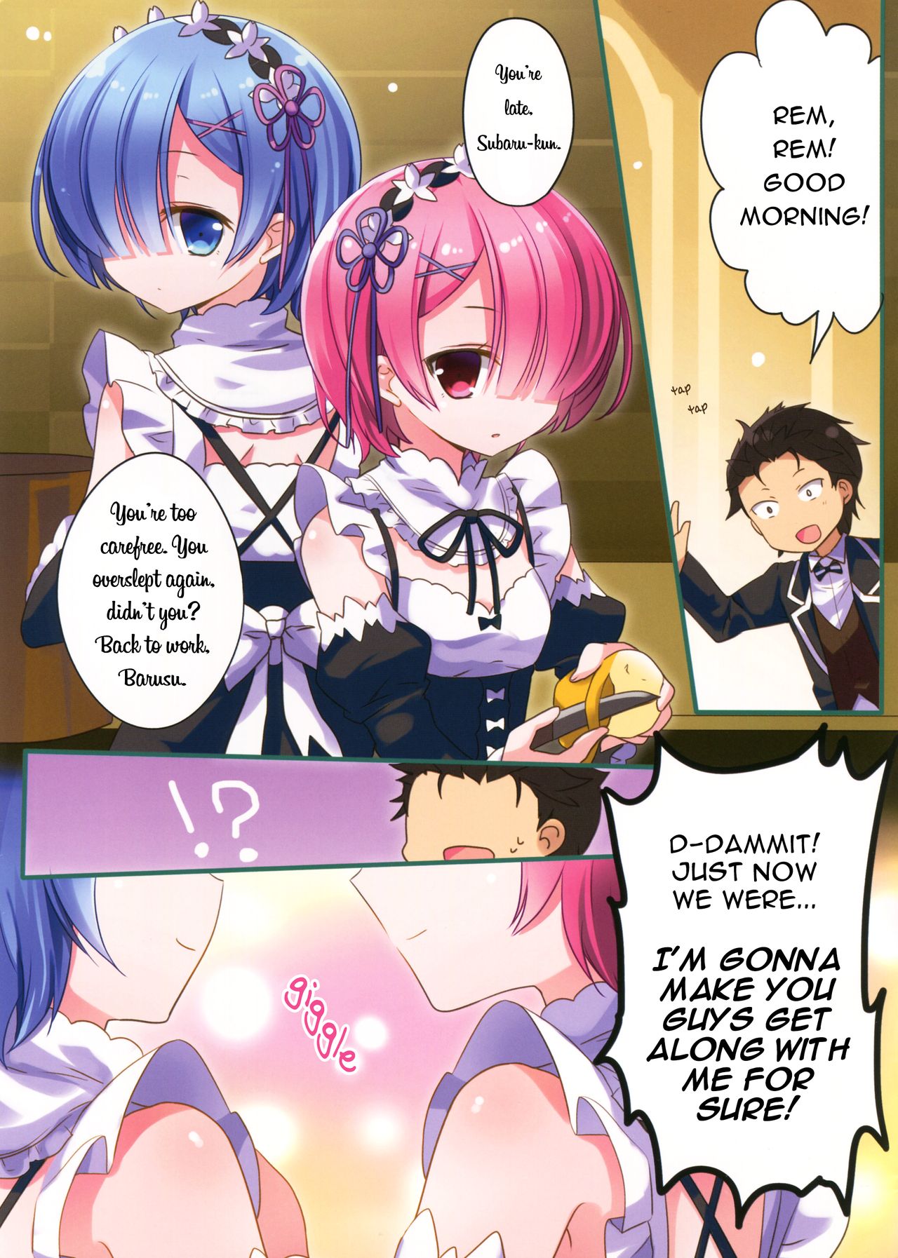 (C90) [@ism (Aono Ribbon)] Maid no Oshigoto | Maid's Duty (Re:Zero kara Hajimeru Isekai Seikatsu) [English] [EHCOVE] page 14 full