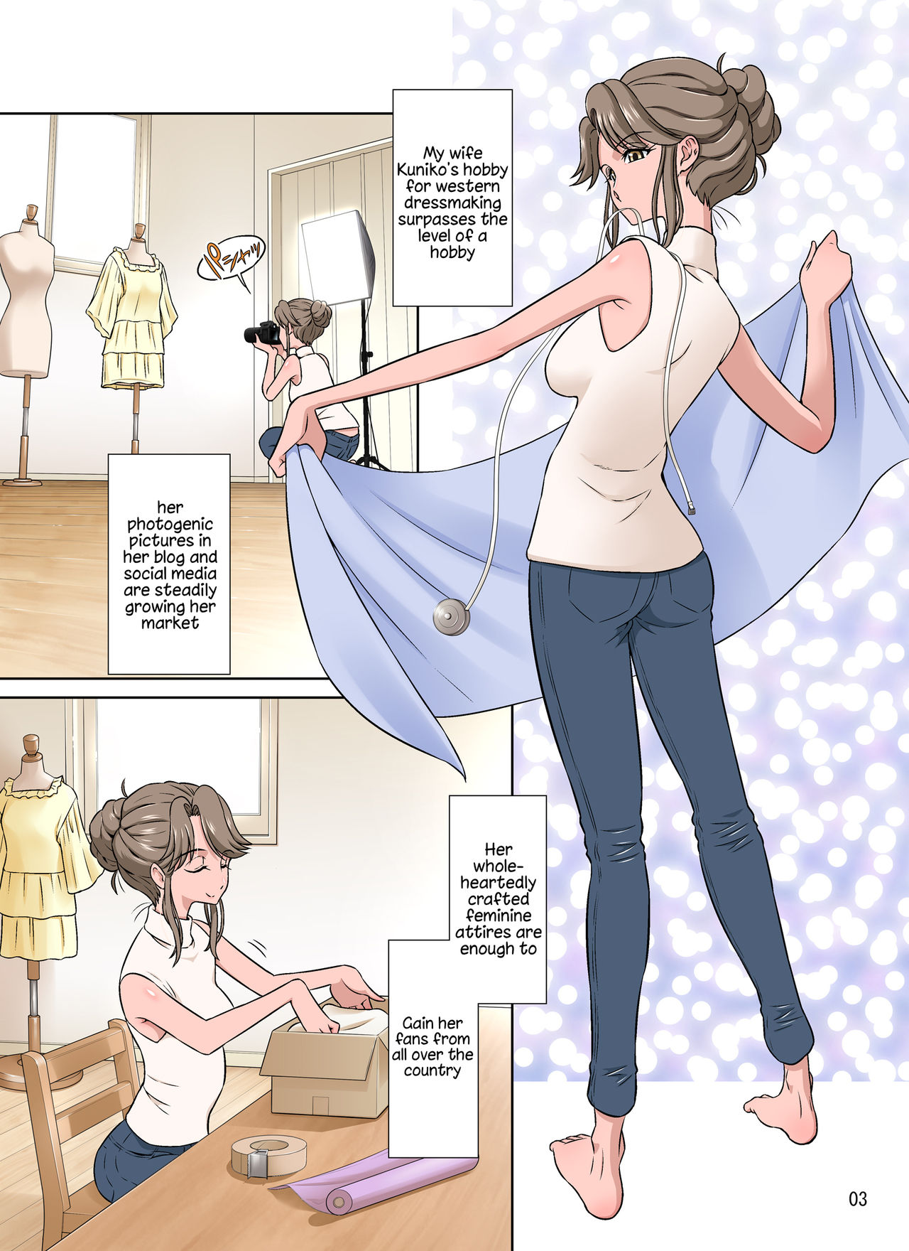 [DOZA Village (Dozamura)] Ore Shucchouchuu, Tsuma Netorarechuu. [English] [Kappasa] [Digital] page 3 full