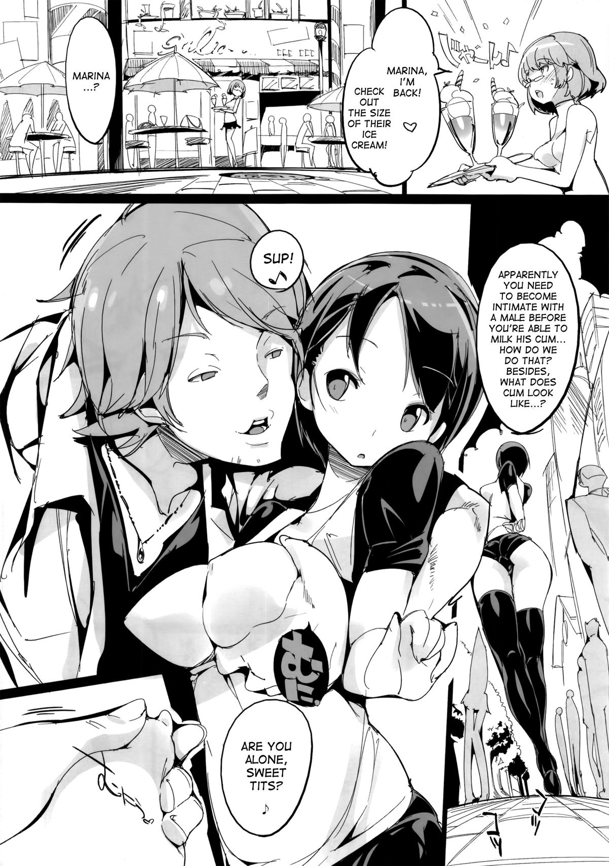 (C86) [Potato Salad (Kurisu)] Popuni Kei Joshi Panic! [English] [desudesu] page 7 full