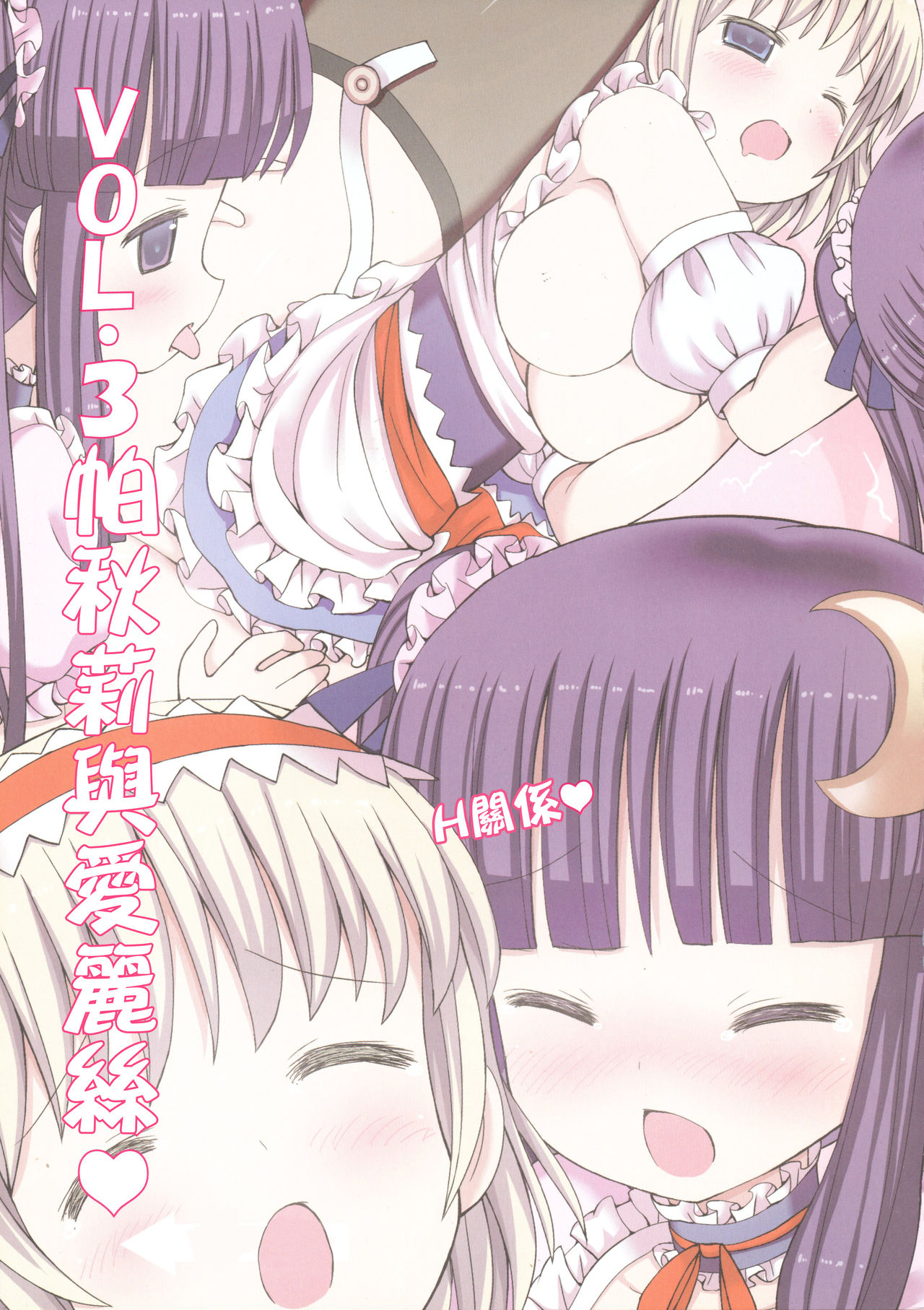 (C85) [Nanmin Festival (Gibuchoko)] Touhou Maid-kun Pero Keikaku Vol. 3 Patchouli & Alice (Touhou Project) [Chinese] [Kanade汉化组] page 3 full