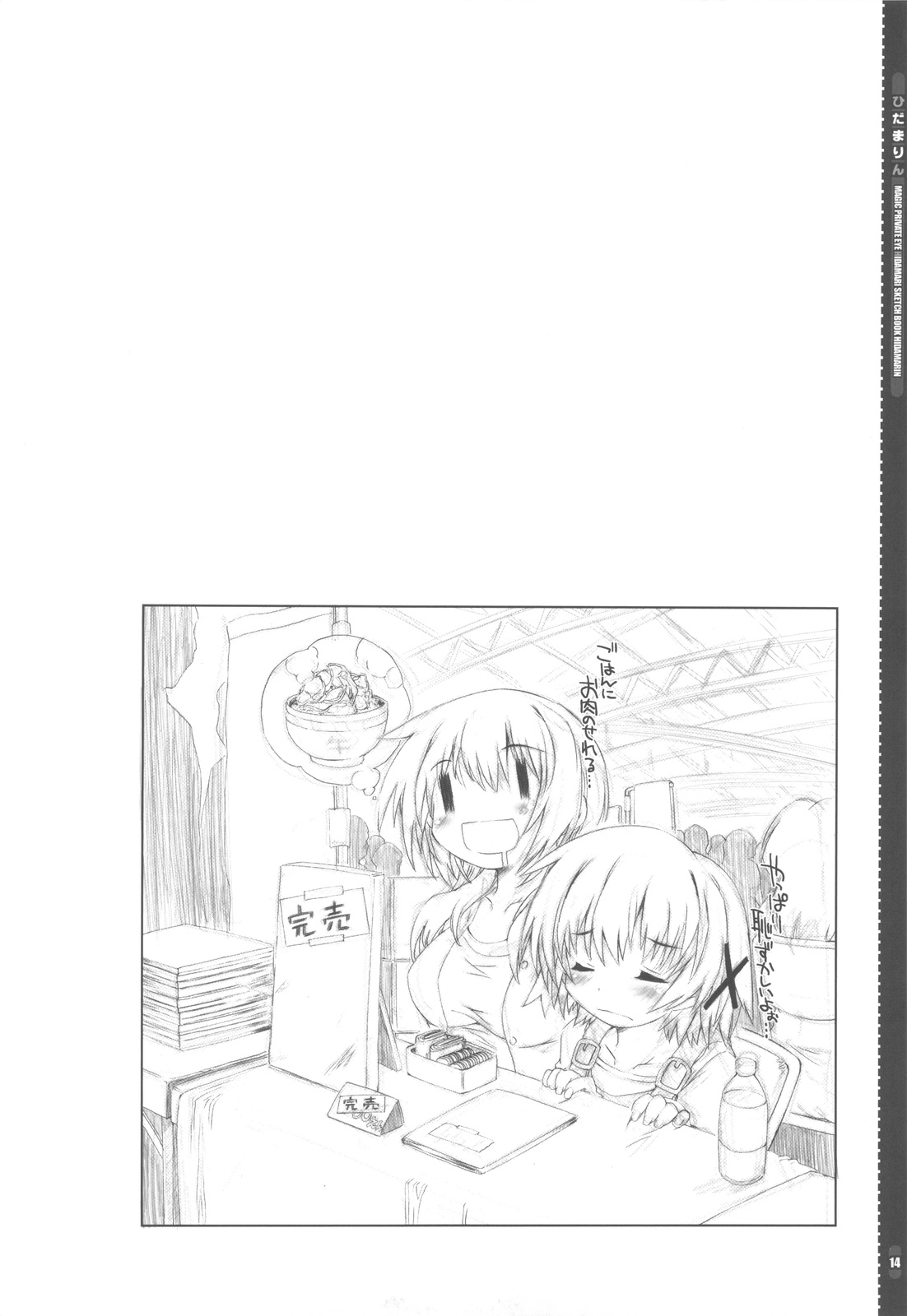 (COMIC1☆4) [Magic Private Eye (Mitsuki Mantarou)] Hidamarin (Hidamari Sketch) page 14 full