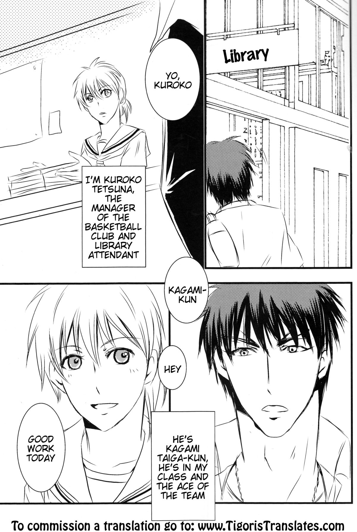 (DC RETURNS 7) [Beni (Inoue Kiyoshi)] Toshoshitsu no Kajin-kun (Kuroko no Basuke) [English] [Tigoris Translates] page 2 full