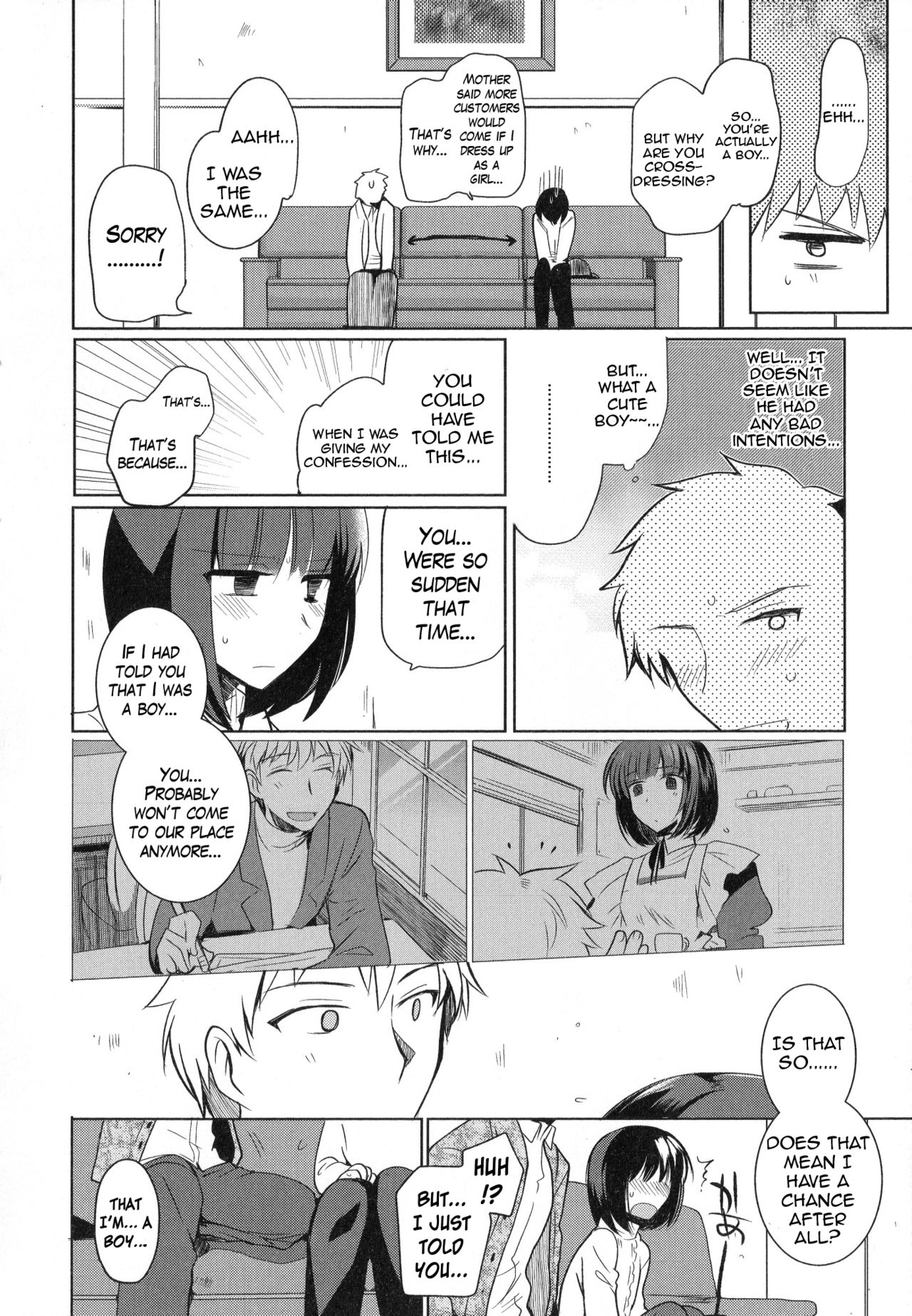 [Kirimoto Yuuji] Cafe Trap&Trap (Otoko no Ko-llection! II) [English] {Hennojin} page 6 full