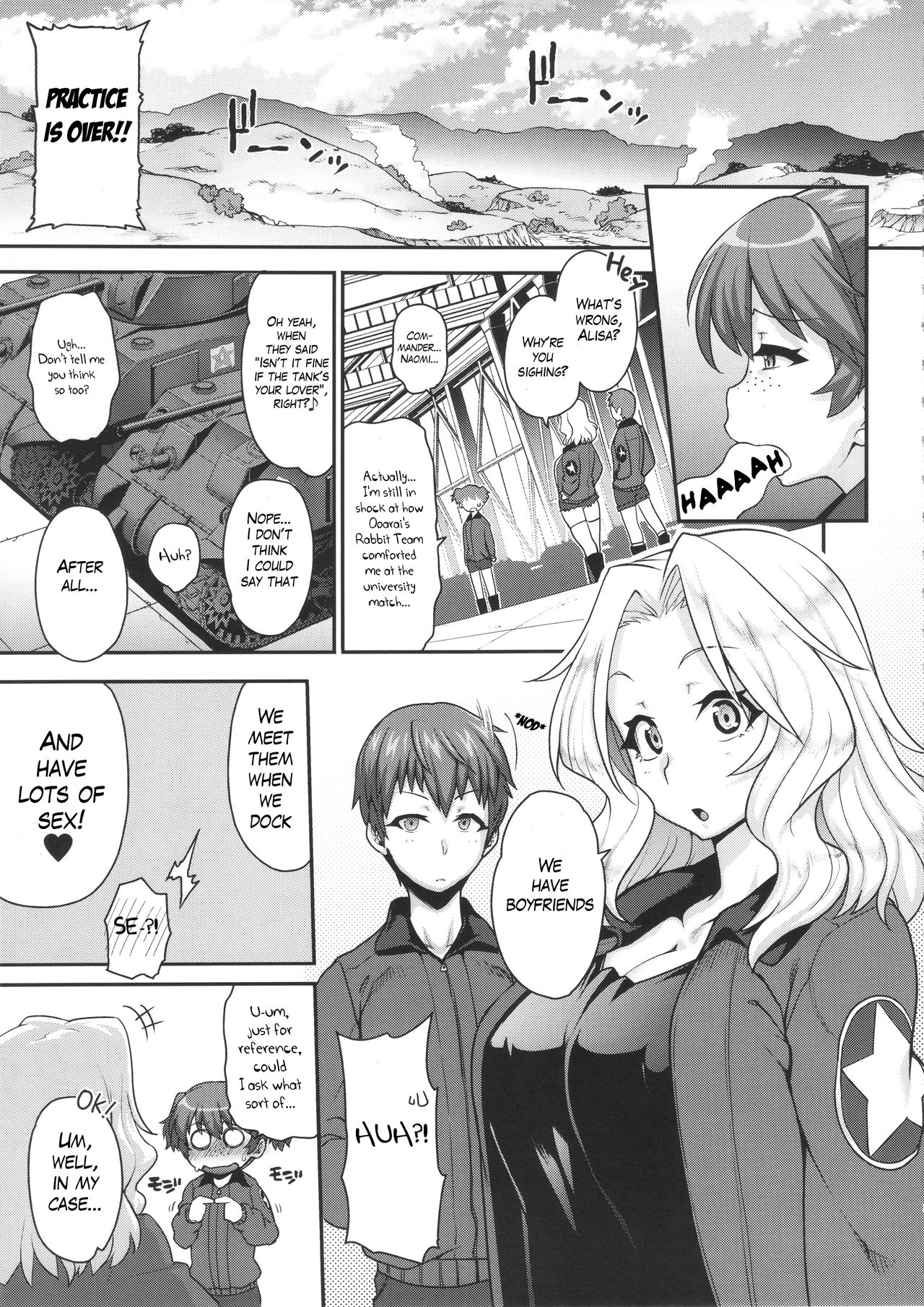 (C90) [ROJIURA JACK (Jun)] Go Ahead!! Kore ga Watashi no Doctrine (Girls und Panzer) [English] [hentaiboya & co.] page 4 full