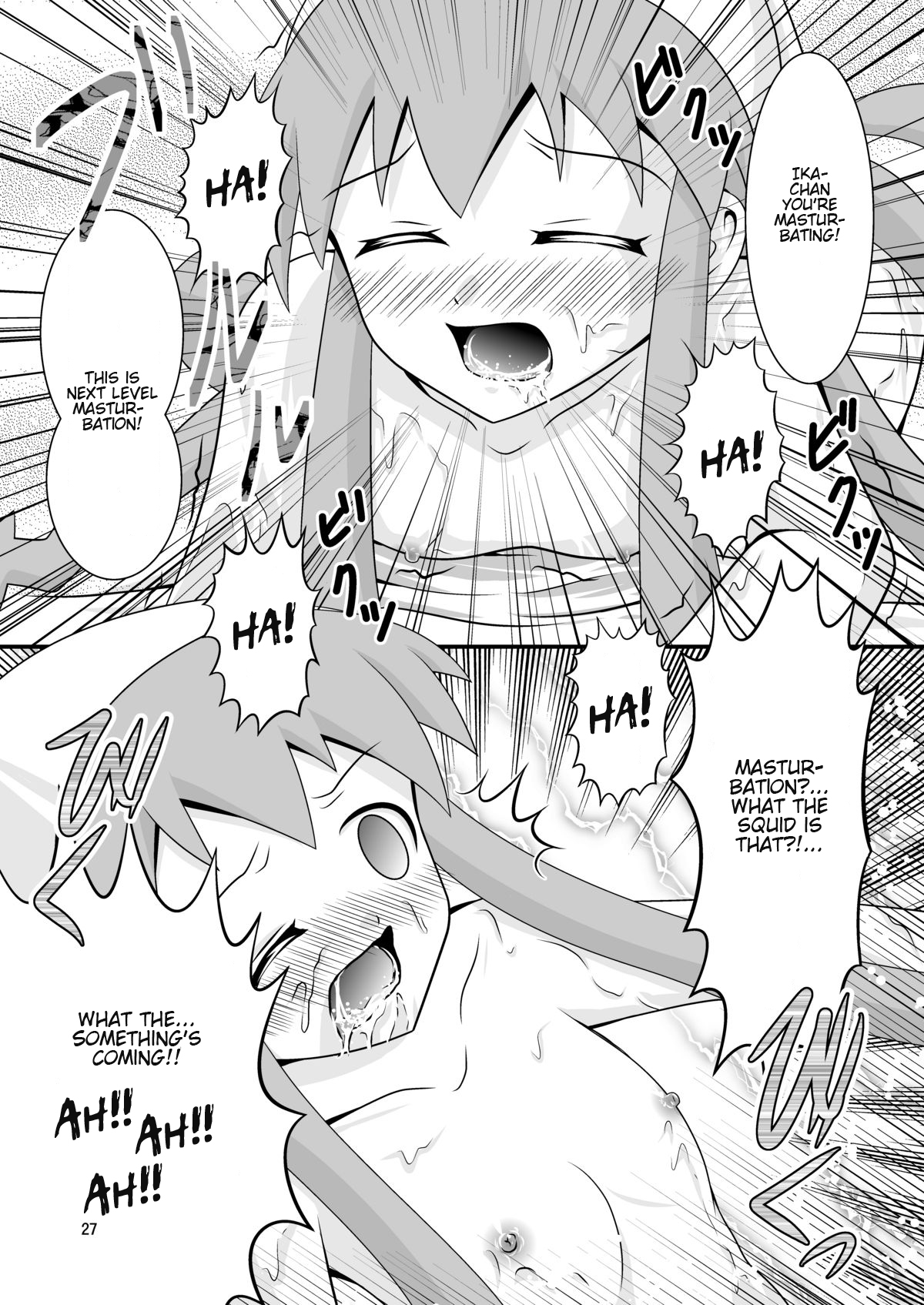 [Black Angel] Kiyomi to Sanae to Ika-chan to! (Shinryaku! Ika Musume) [English] [Kamikakushi] page 27 full