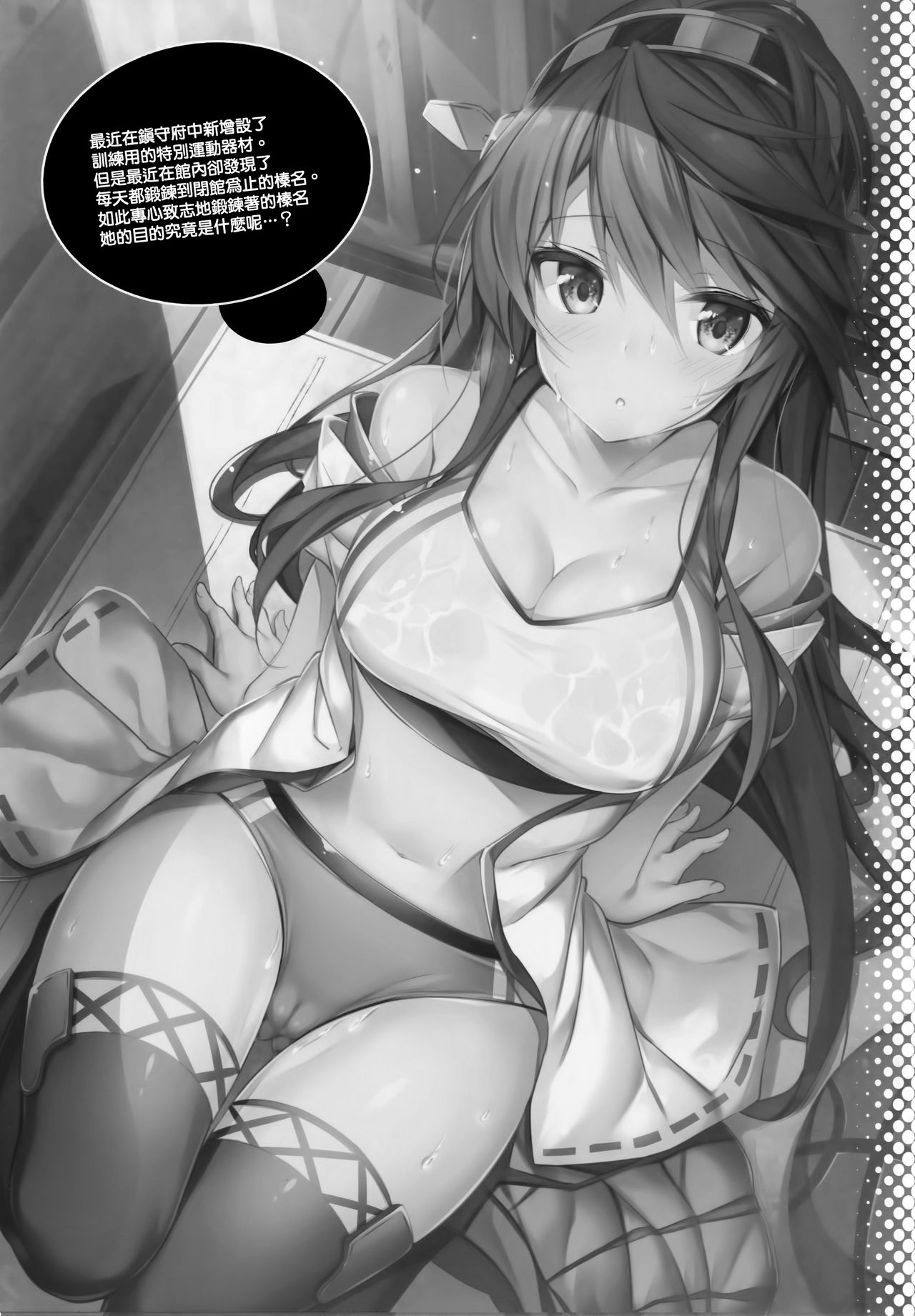 (C93) [Mofurentei (Xe)] Rikusepa Shukujo Haruna no Nimensei Rokuki (Kantai Collection -KanColle-)[Chinese] [無邪気漢化組] page 3 full