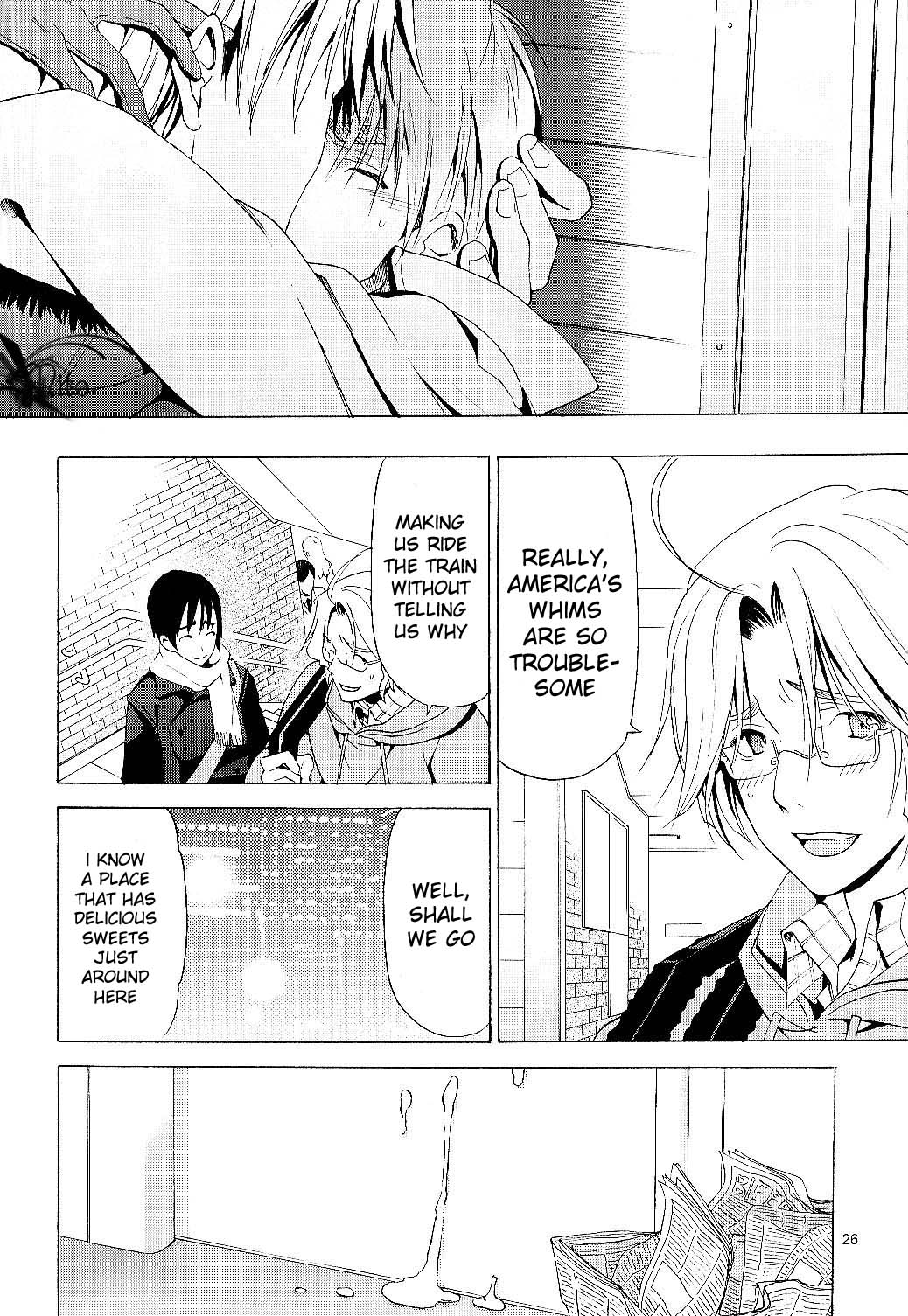 Arthur Kirkland no Hisoyakana Tanoshimi [Hetalia] [USxUK] [ENG] page 25 full