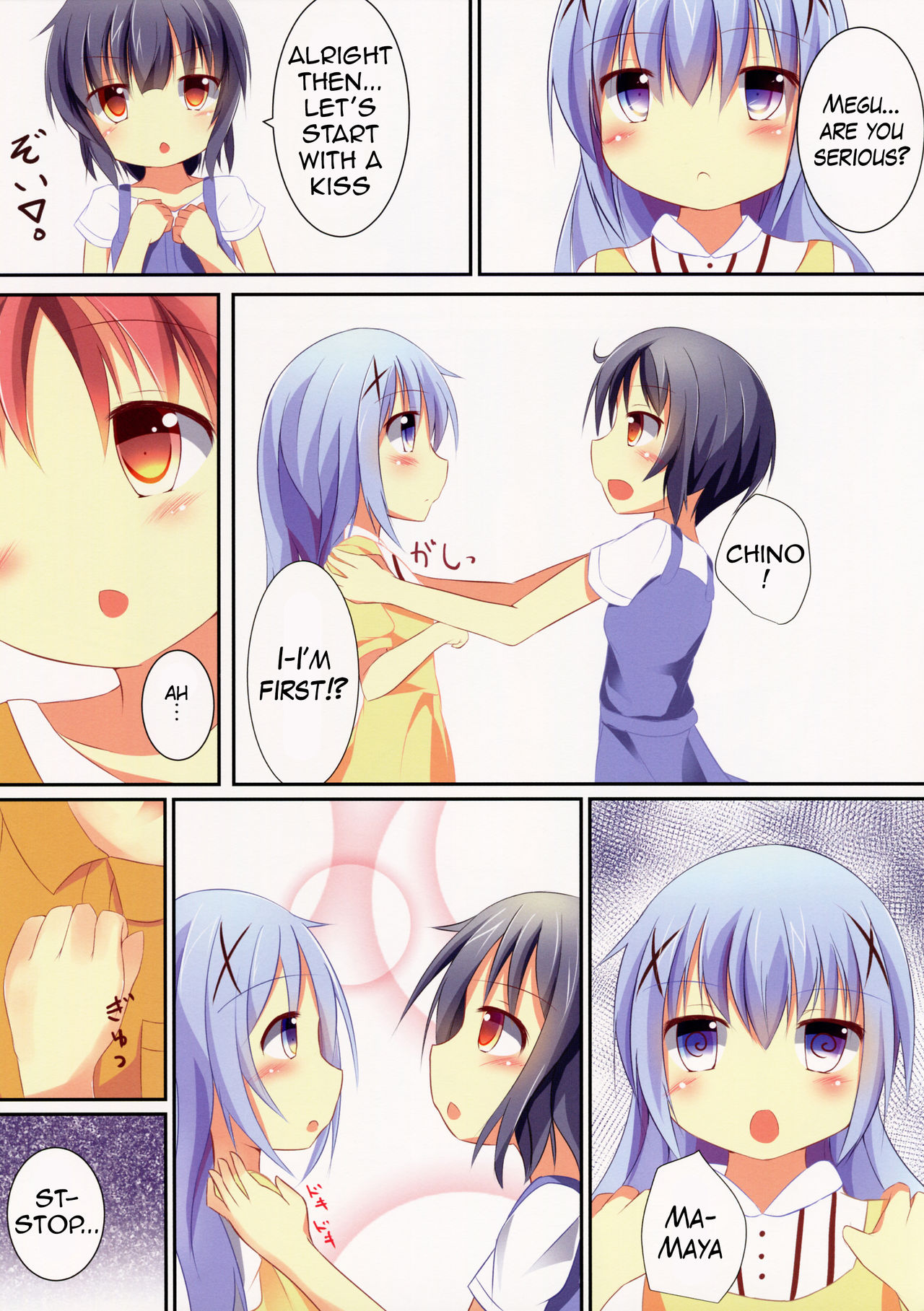 (C88) [Atelier Hinata (Hinata Yuu)] Chimame Sei no Mezame (Gochuumon wa Usagi desu ka?) [English] {Hennojin} page 5 full