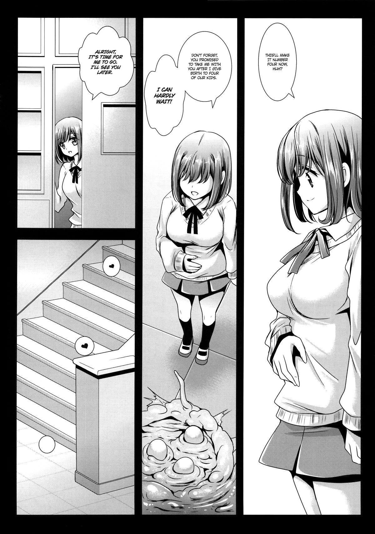 (COMIC1☆7) [Kurosawa pict (Kurosawa Kiyotaka)] Seifuku Shokushu 3 | Uniform Tentacles 3 [English] =Ero Manga Girls= page 22 full