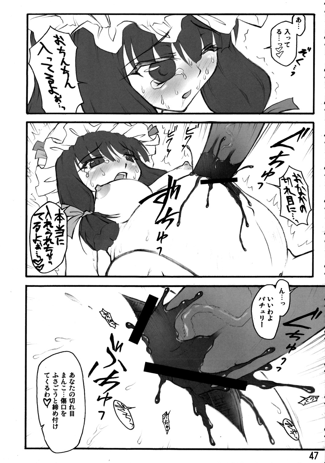 (C72) [Cave (Various)] Mite Kara Hannou Yoyuu Deshita. (Touhou Project) page 46 full