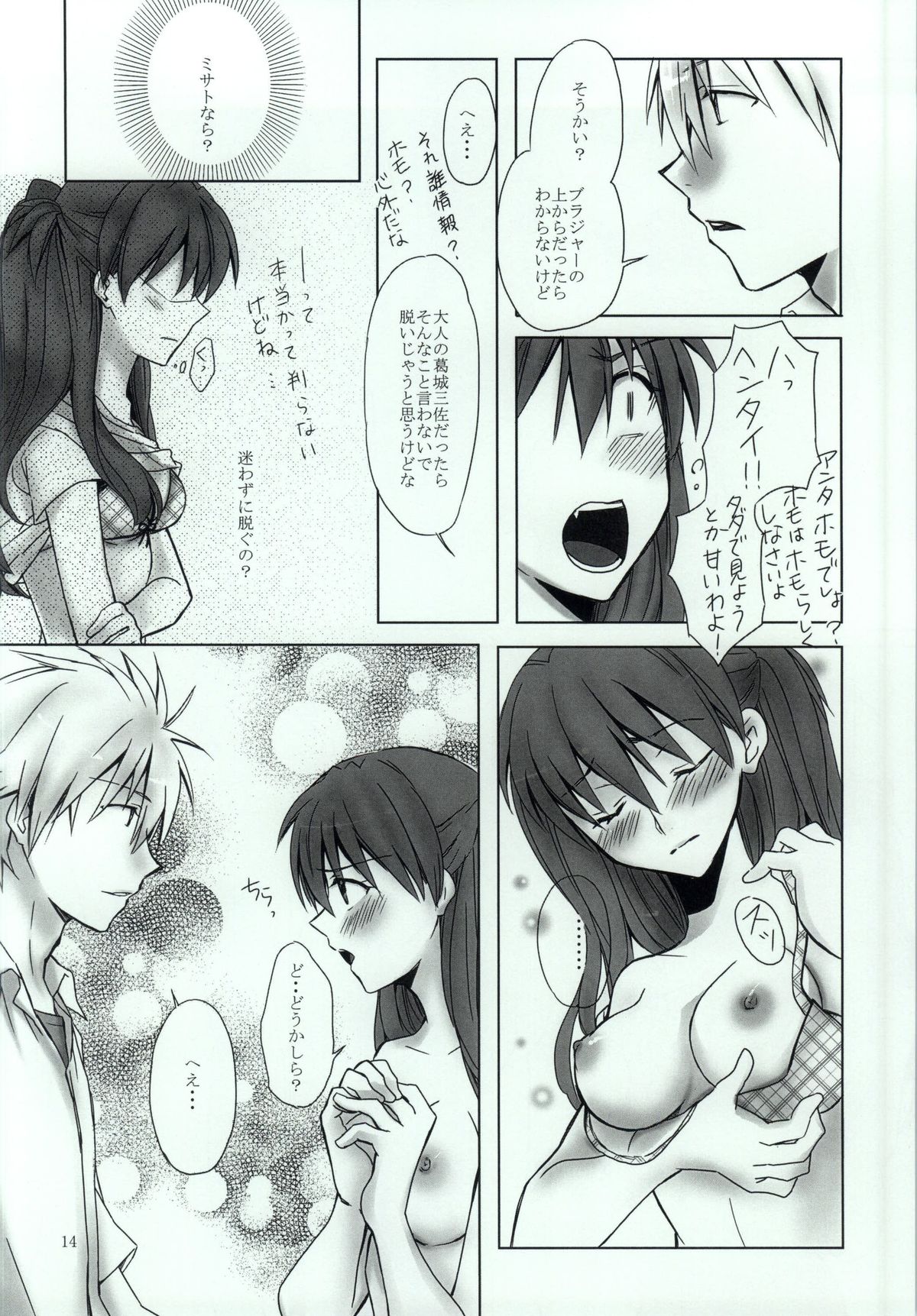 (C86) [Go-Go-Merry-Go-Round (Kasai Ema)] Naisho no Natsuyasumi. (Neon Genesis Evangelion) page 11 full