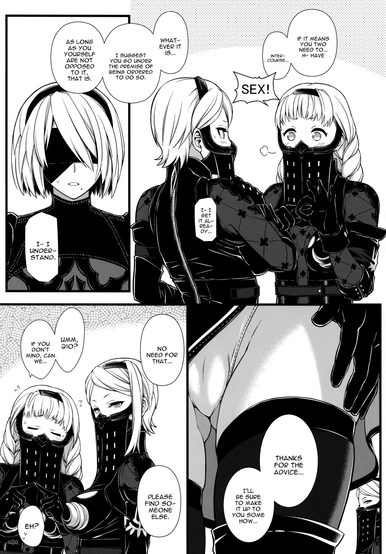 (C92) [Monmo Bokujou (Uron Rei)] Kimi no Egao ga Boku no Hoshi (NieR:Automata) [English] [constantly] page 4 full