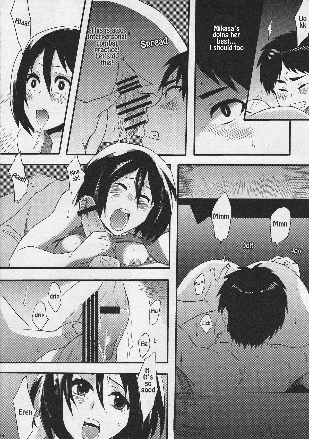 (FALL OF WALL Nagoya) [Hirataira (Hira Taira)] Watashi no Eren 2 | My Eren 2 (Shingeki no Kyojin) [English] {Crystalium} page 14 full