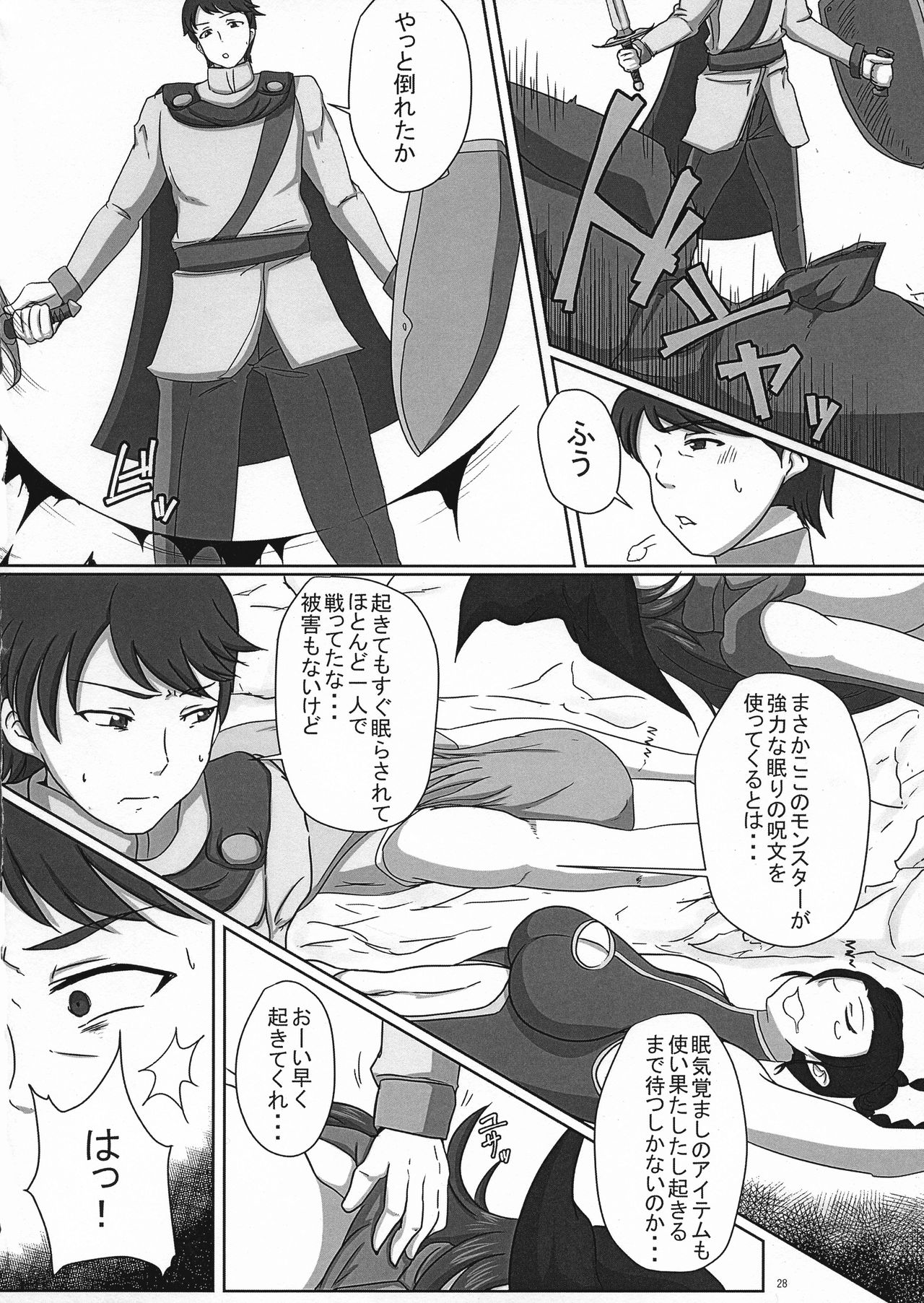 (COMIC1☆12) [Yuzuponz (yasumon)] Hakudaku! Inran Quest page 28 full