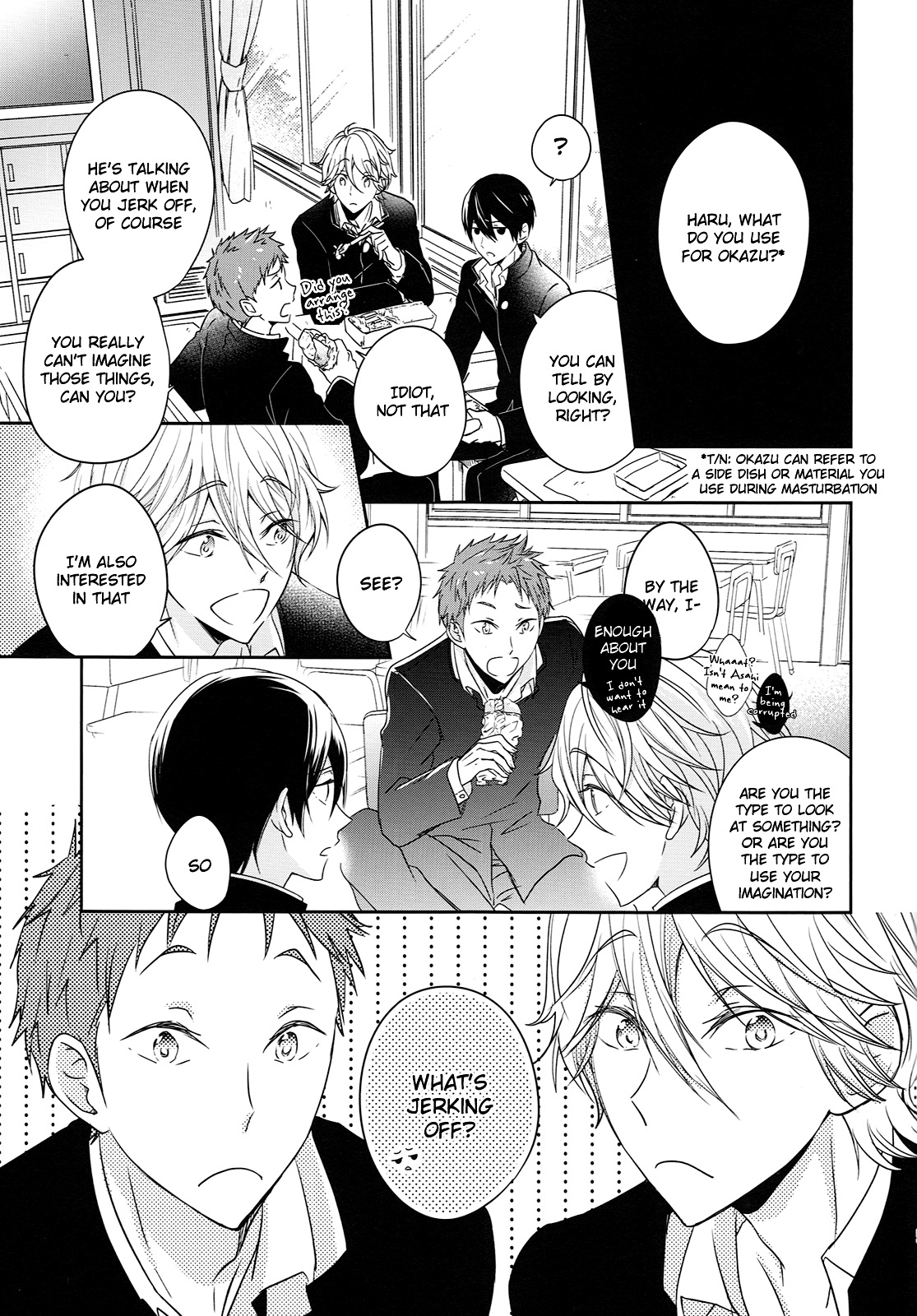 (C87) [B-LUSH (Kaukau)] TRIANGLE FUNCTION ver. DT (High☆Speed! -Free! Starting Days-) [English] [Holy Mackerel] page 4 full