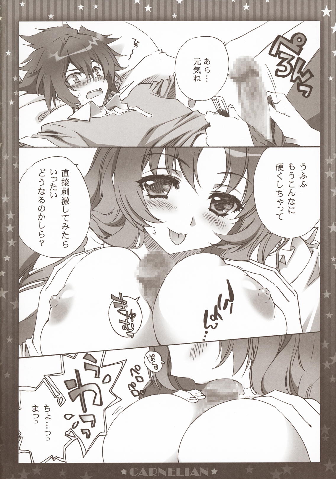 (COMIC1☆5) [CARNELIAN] Niiduma ga Maiban Hitori Kiri no Beddo de Kangaeru Koto (STAR DRIVER) page 9 full