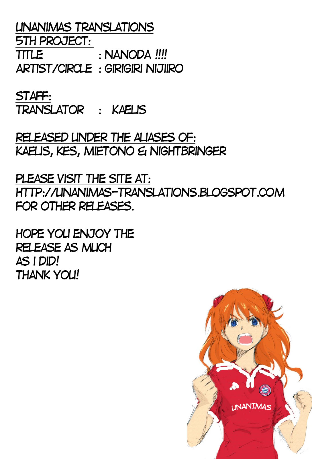 (C76) [Girigiri Nijiiro (Kamino Ryu-ya)] Nanoda!!!! (Hayate no Gotoku!) [English] [UNANIMAS] page 35 full