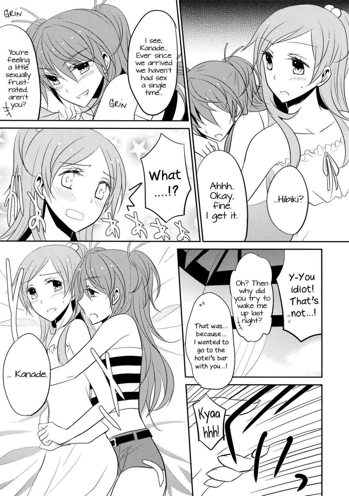 (C83) [434NotFound (isya)] SWEET HONEYMOON (Suite PreCure) [English] [Yuri-ism] page 6 full