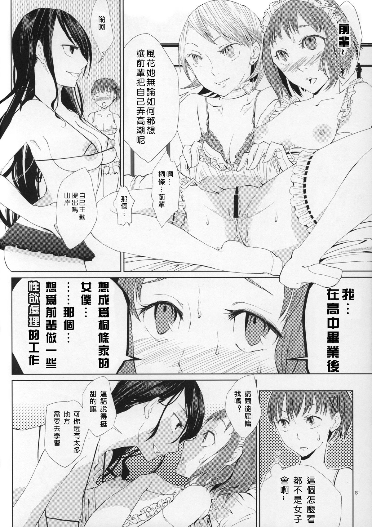 (COMIC1☆5) [flowerchildUEDA] YURI SONA 2 Yoru no Joou - Midnight Queen (Persona 3) [Chinese] [沒有漢化] page 7 full