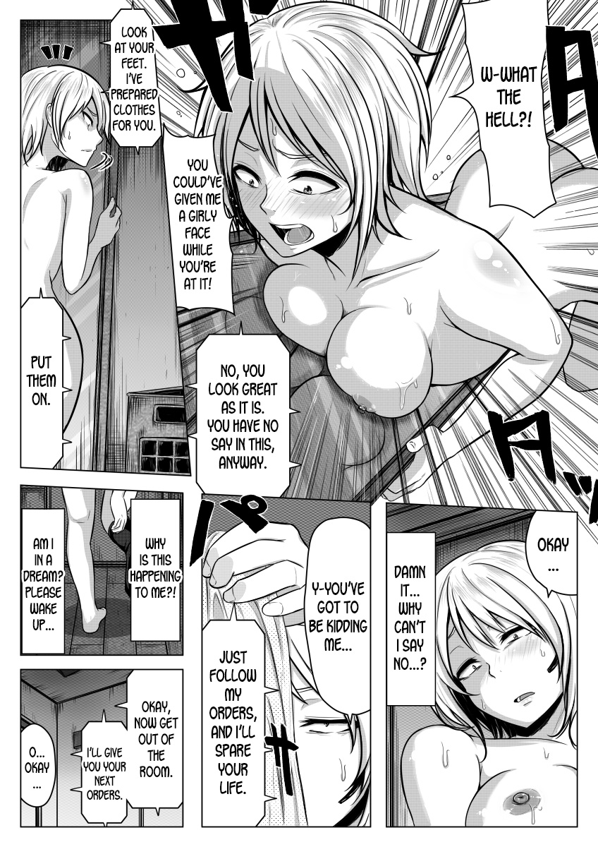 [Midnight Muumus (Giu)] Nyotaika! Hankyousei Bitch!? [English] [desudesu] page 8 full