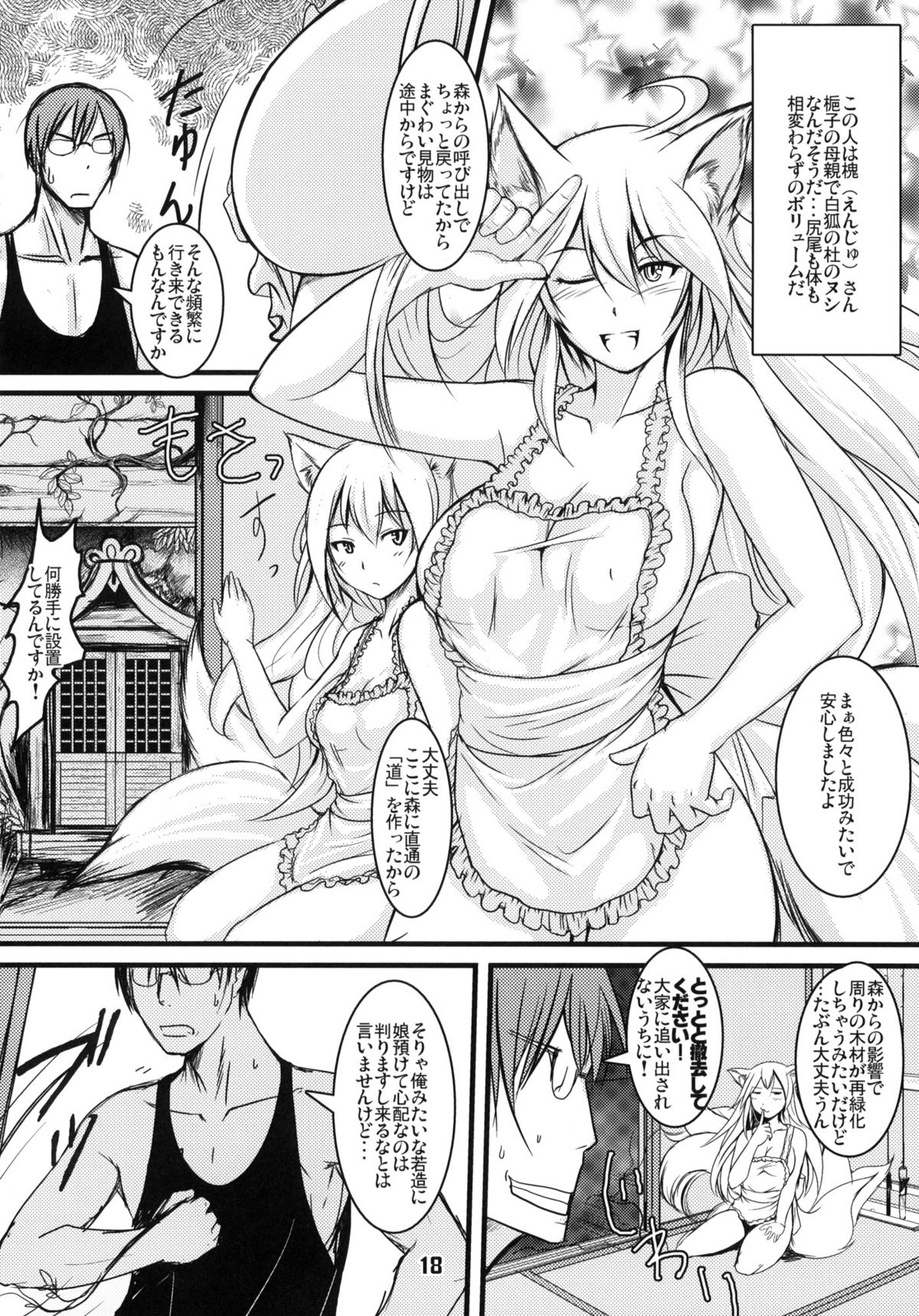 (C77) [Tanmatsu Ijou (BadHanD)] Byakko no Mori Sono Yon page 17 full