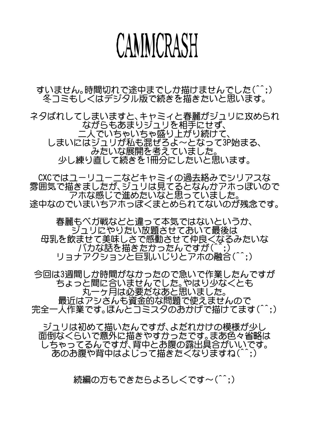 (C78) [Yuriai Kojinshi Kai (Yuri Ai)] CAMMCRASH (Street Fighter) [English] [Ogodei-Khan] page 37 full