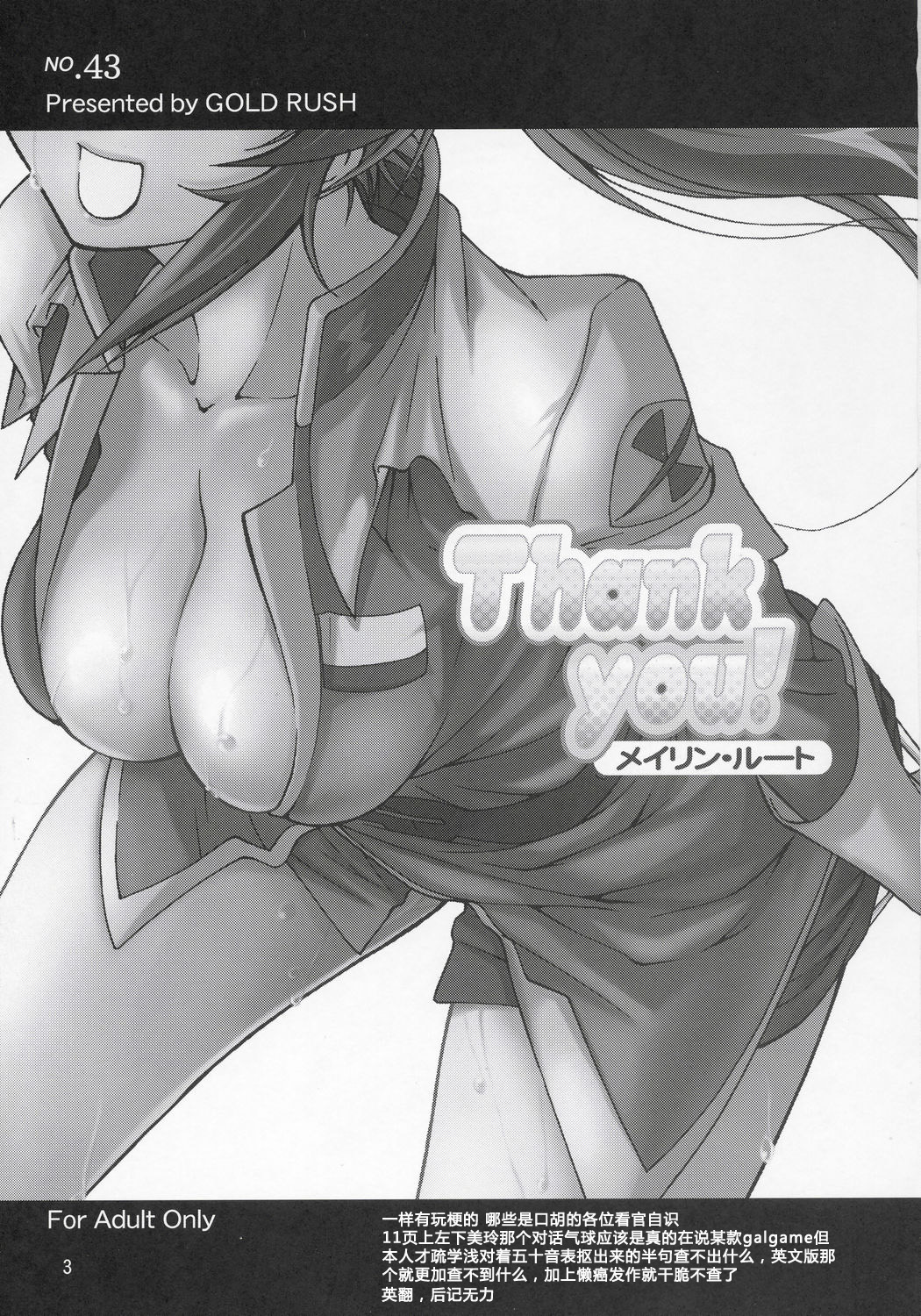 (C69) [GOLD RUSH (Suzuki Address)] Thank you! Meyrin Route (Gundam SEED Destiny) [Chinese] [graviton个人汉化] page 2 full