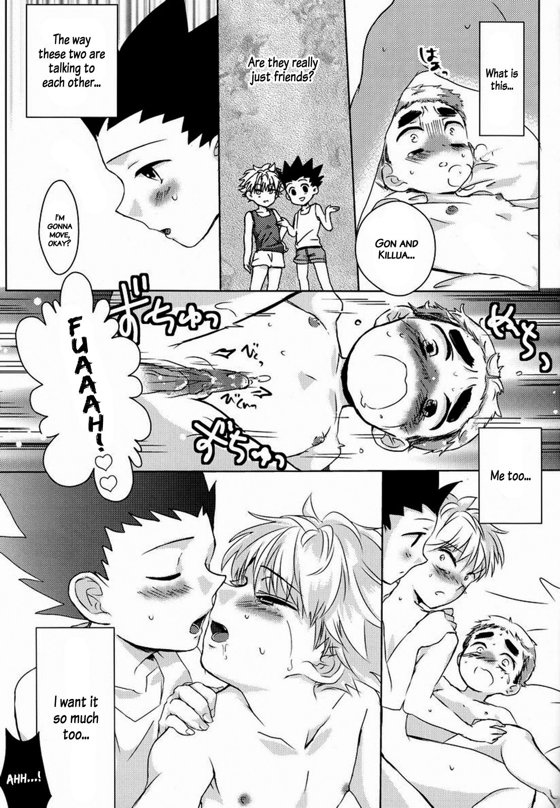 [Emilio(Naikai)] Doki Doki Hey Triangle (Hunter X Hunter)[English][Decensored] page 17 full