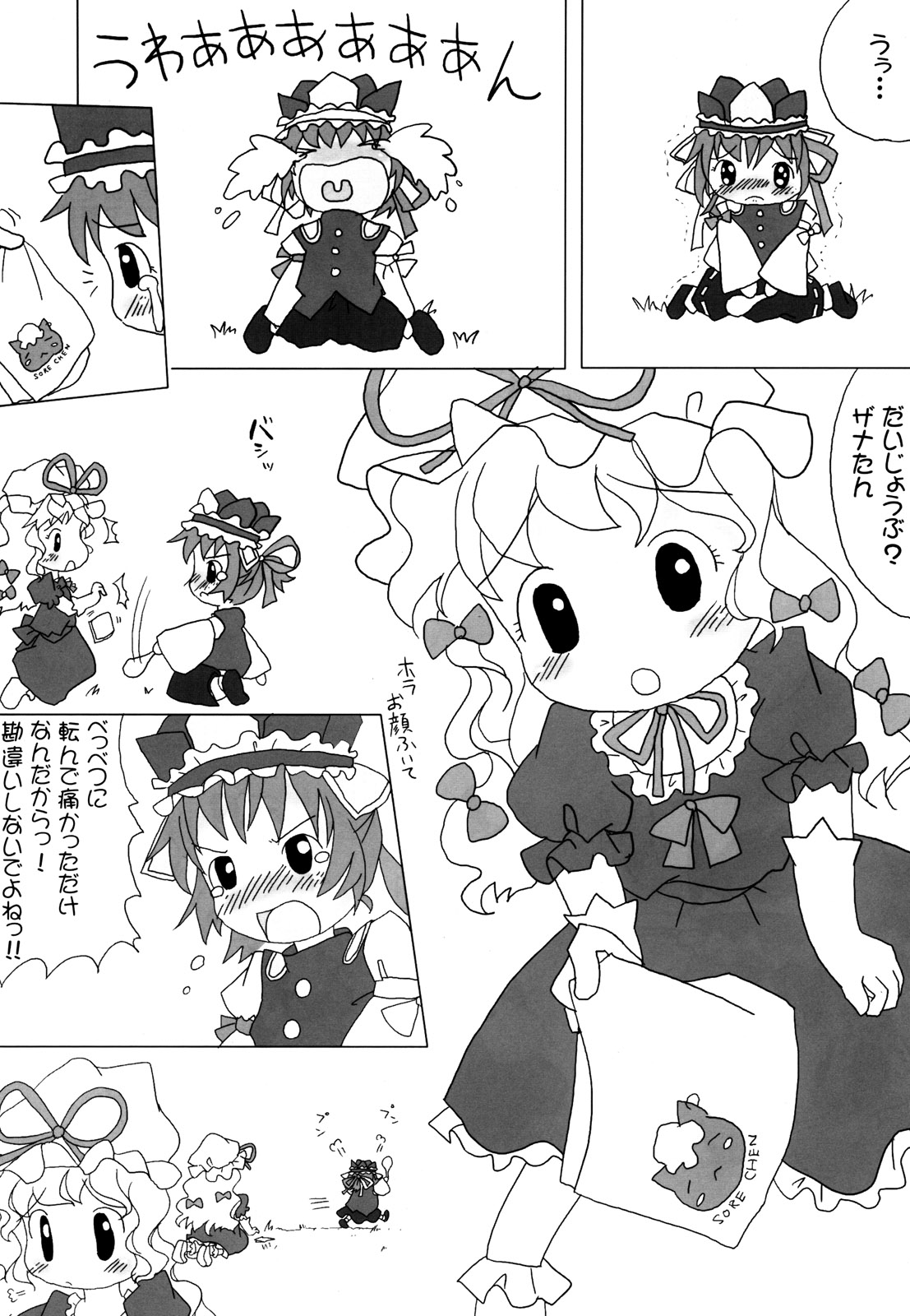 (Touhou Manga Matsuri) [Zatsuni (ztn)] Zana Kinkin! (Touhou Project) page 4 full