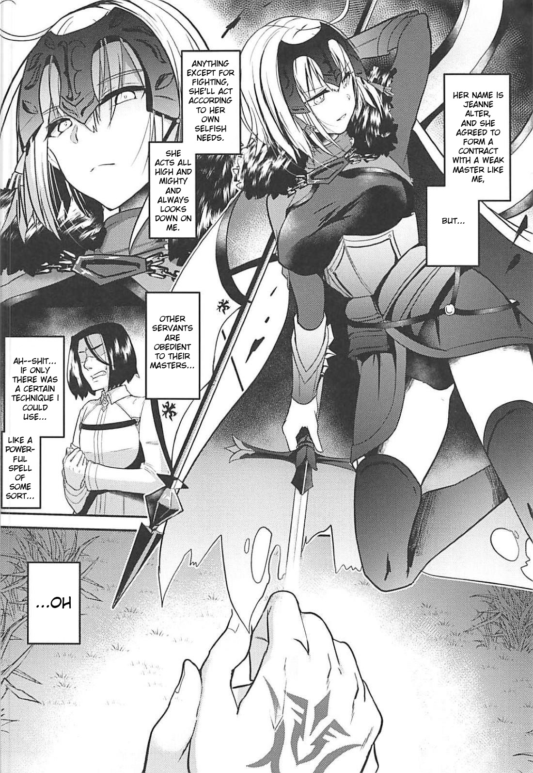 (C94) [Kuusou Monochrome (Abi)] Jeanne Alter Dosukebe Saimin | Jeanne Alter Perverted Hypnosis (Fate/Grand Order) [English] page 3 full