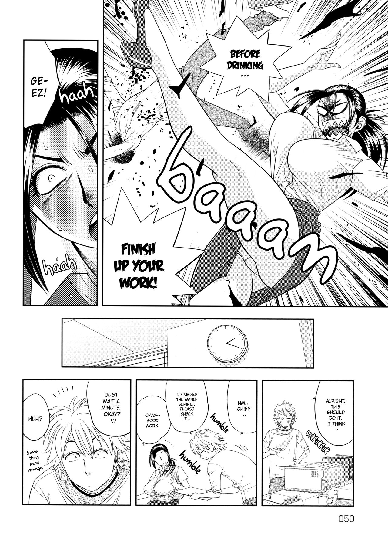 [Tatsunami Youtoku, Yamazaki Masato] Bijin Henshuu-chou no Himitsu | Beautiful Editor-in-Chief's Secret Ch. 1-5 [English] [Forbiddenfetish77, Red Vodka, Crystalium] [Decensored] page 50 full