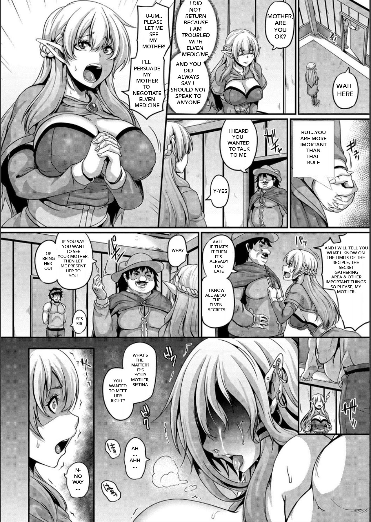 [Kazuhiro] Toraware no Elf Oyako | Captured Elf Mother & Daughter (Aijou no Injoku Elf) [English] [Stopittarpit] [Digital] page 7 full