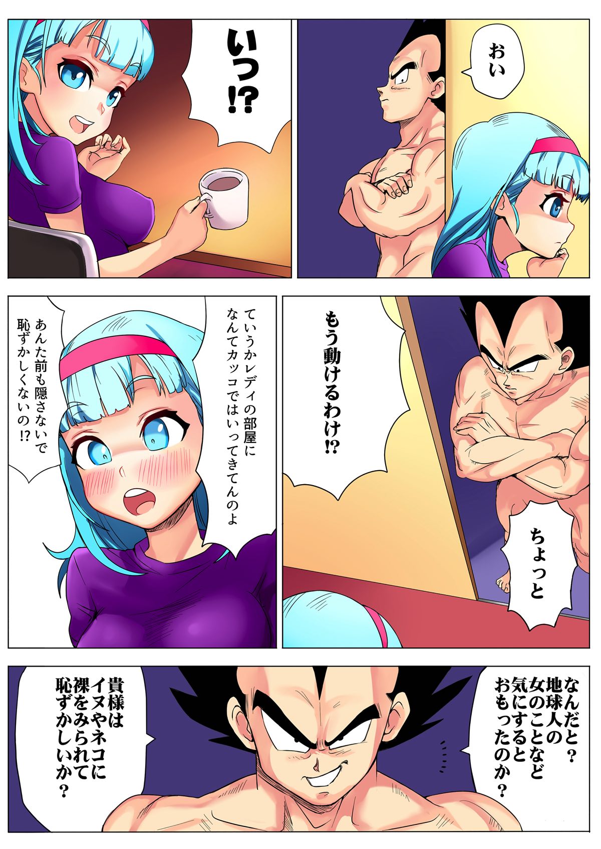[Puranpuman] Bulma ga sabishi-sōna Vegeta o mite tsui nantonakuna hon (Dragon Ball Z) page 10 full