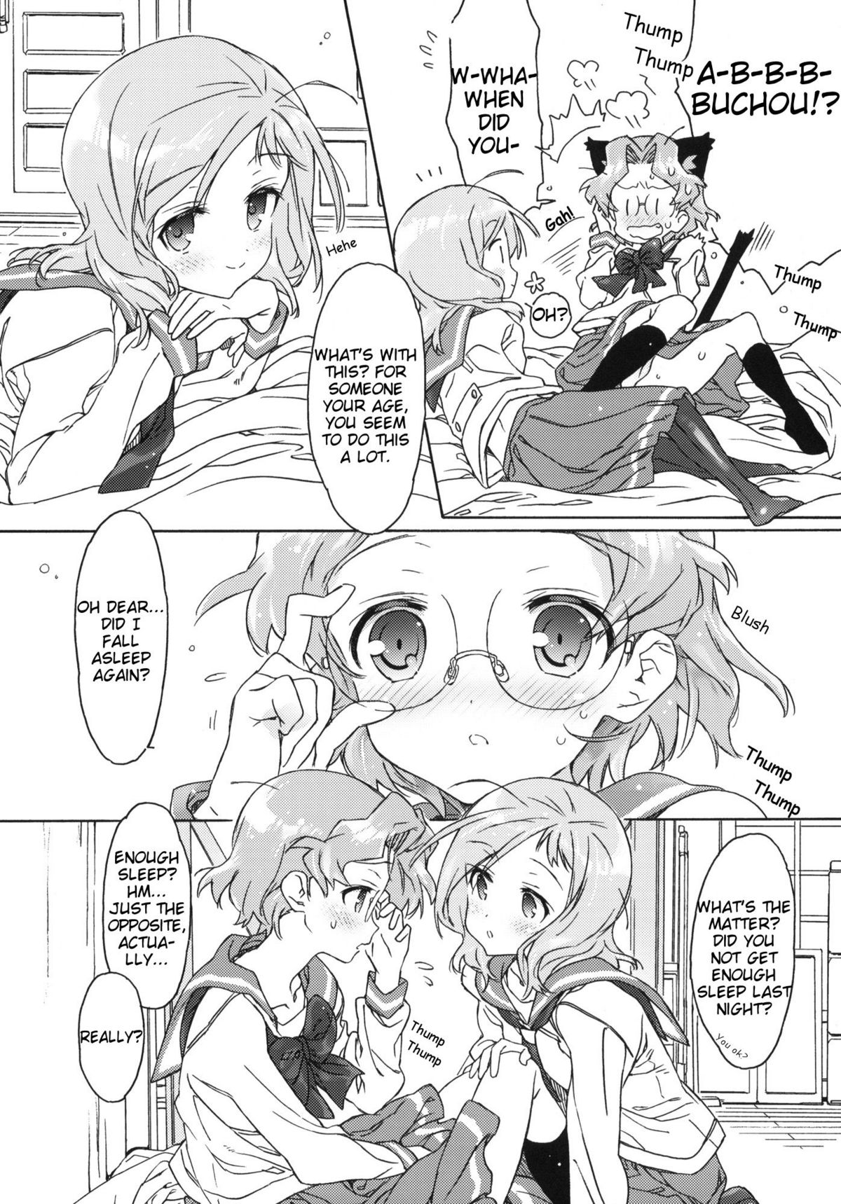 (C76) [J.O.C★e.go!! (Kasuga Souichi)] Buchou-san to Jiki Buchou. | President and Next President (Saki) [English] [TsundereYuriko] page 8 full