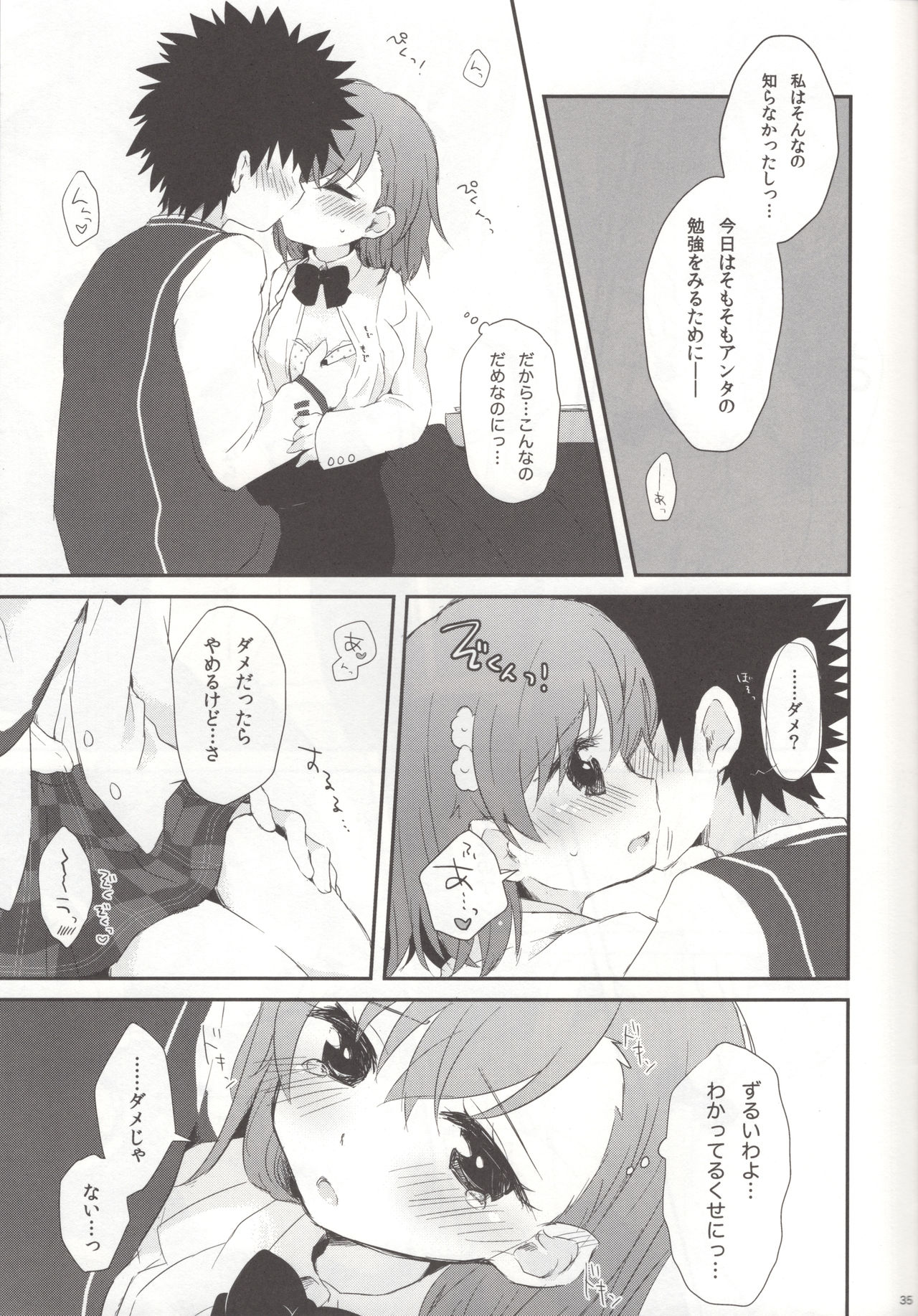 [Kamegoya, hachi (sato, Nae)] melty kiss (Toaru Majutsu no Index) page 36 full