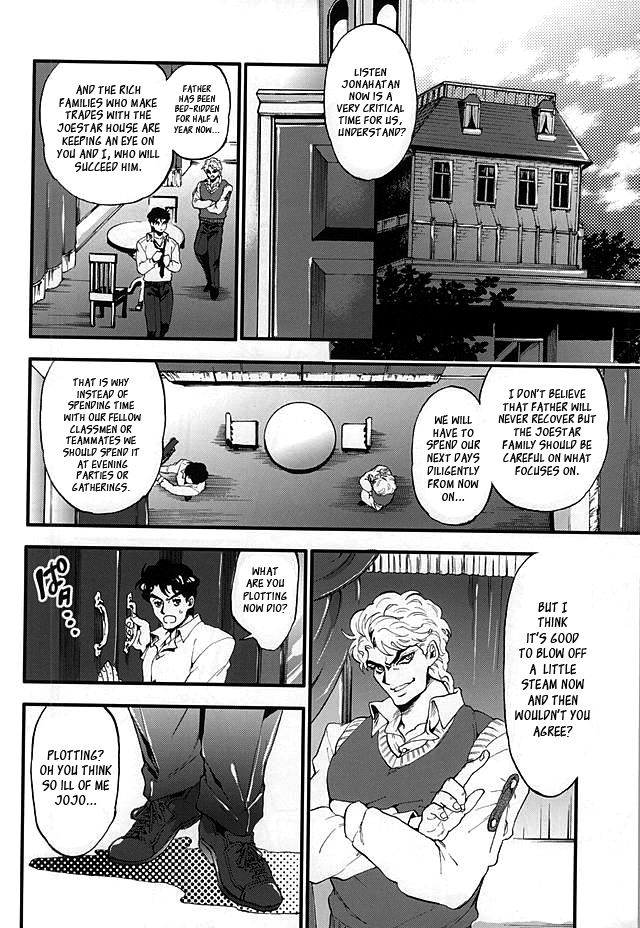 (Golden Blood 17) [GOMIX! (Kijima Daisyarin)] Joker Game (JoJo's Bizarre Adventure) [English] {Leon990 Scanlations} page 4 full