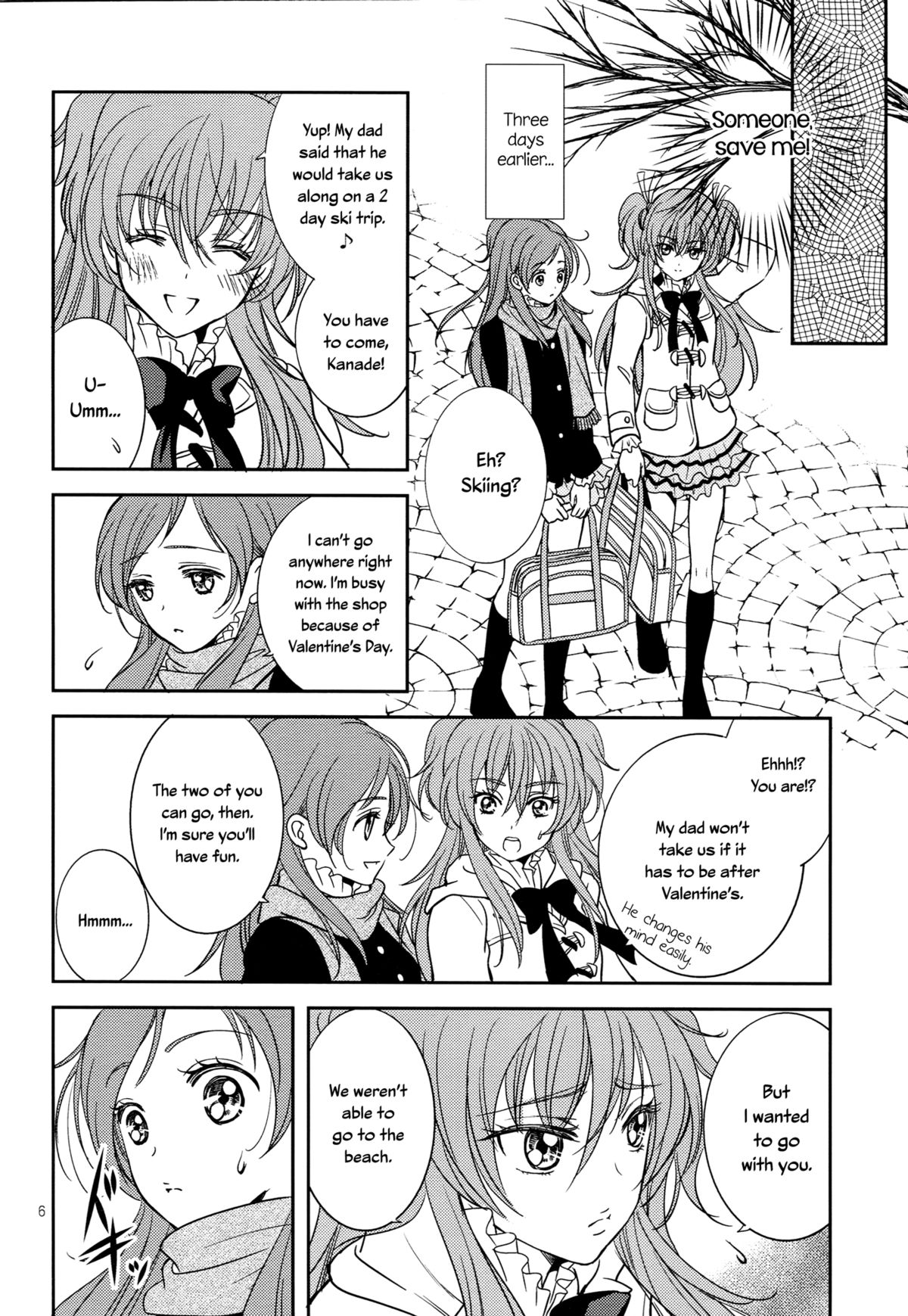 (C83) [Cherry Moon (K-Zima)] Tokimeki no Prelude - Let's Play the Prelude of Love (Suite PreCure!) [English] [Yuri-ism] page 5 full