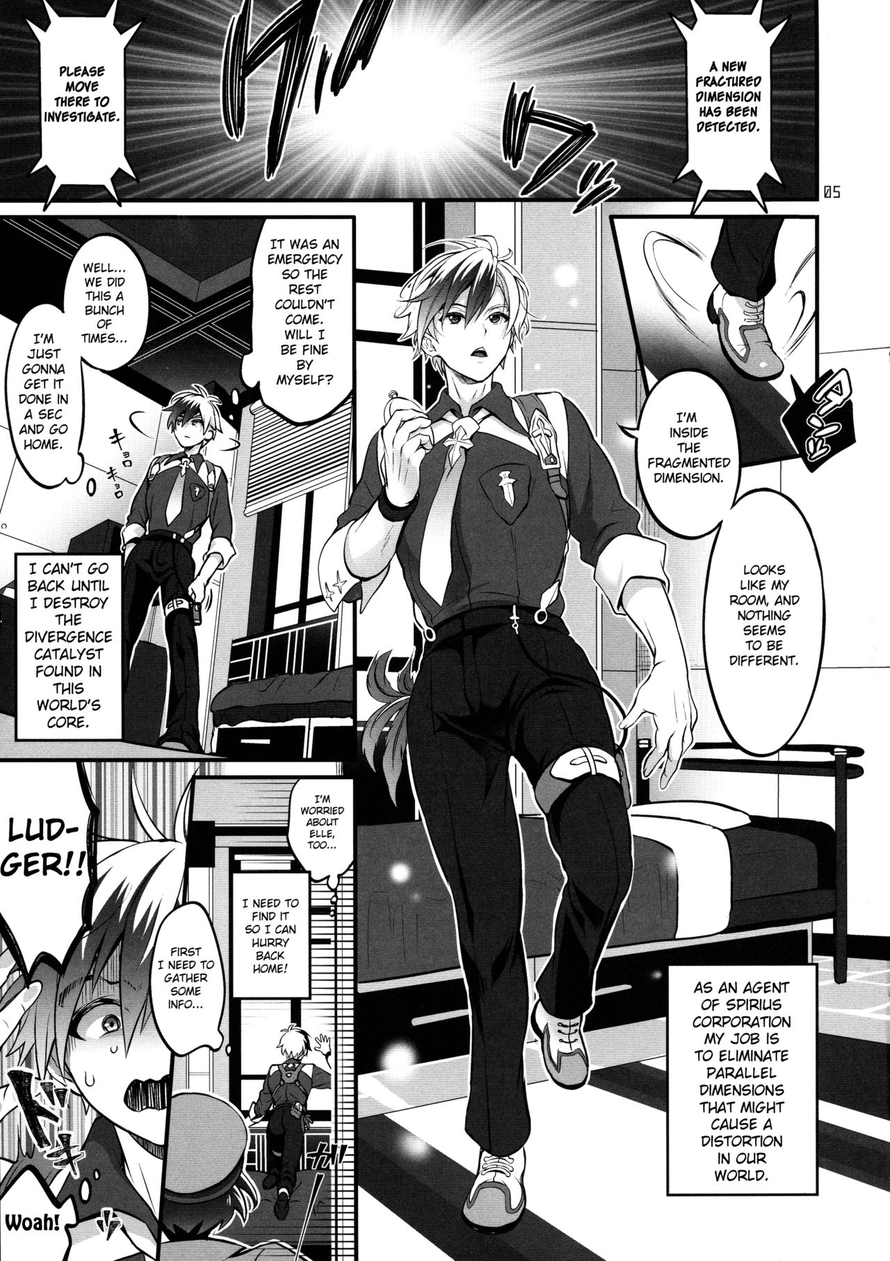 (C97) [TENPA RING (Tokimachi Eisei)] Totsu Nyuu Futanari Darake no Bunshi Sekai (Tales of Xillia 2) [English] [TSHH] page 5 full