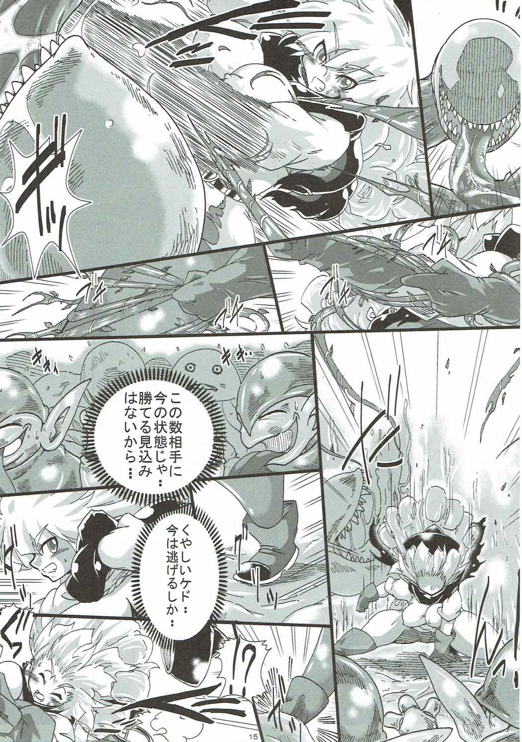 (COMIC1☆9) [Yuzuponz (Sakokichi)] Ishukan Naedoko Hime -Otenba Hime no Sanran- (Dragon Quest IV) page 14 full