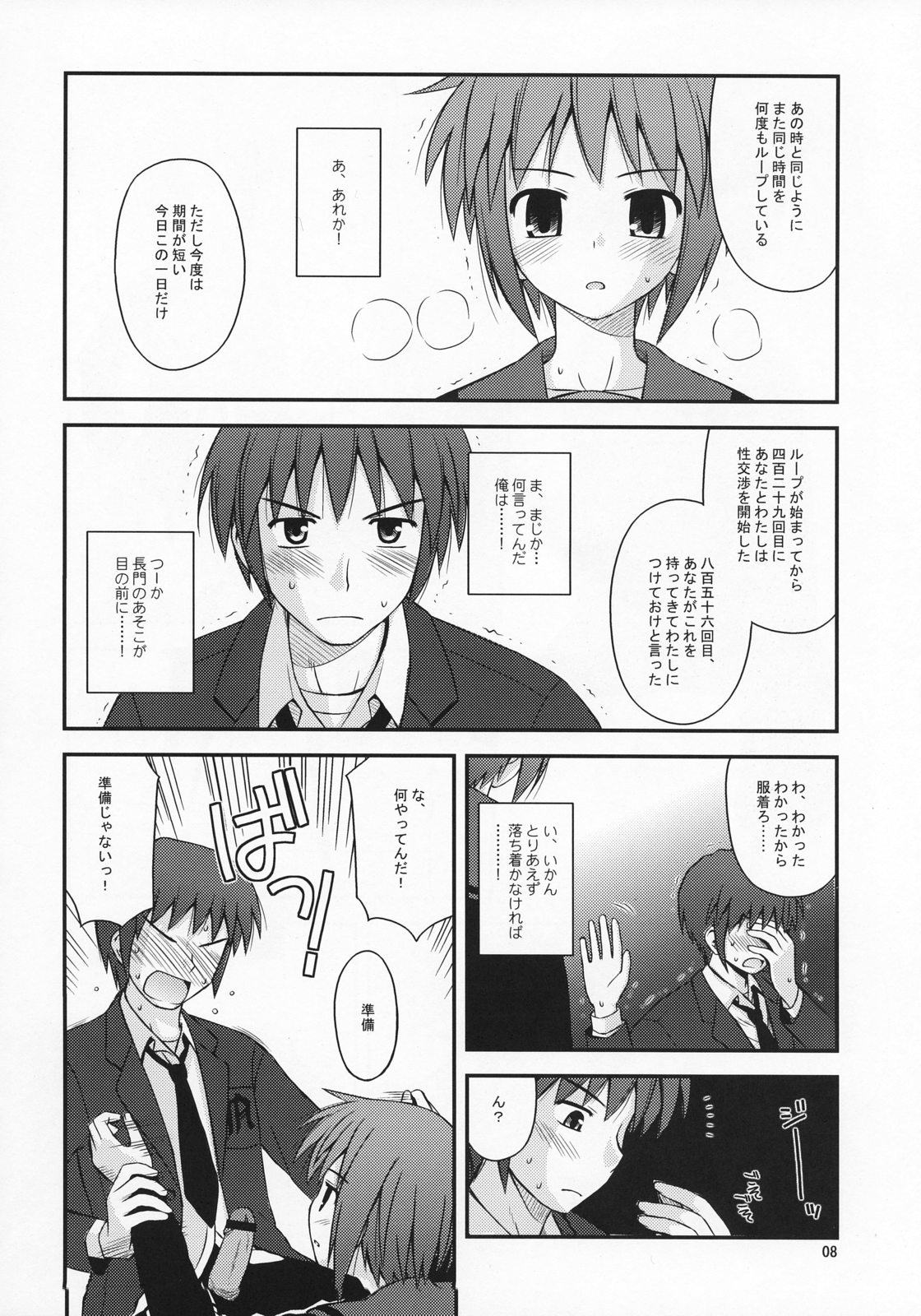 (COMIC1) [Konno Seisakubou (Konno Azure)] Refrain Heart (The Melancholy of Haruhi Suzumiya) page 7 full