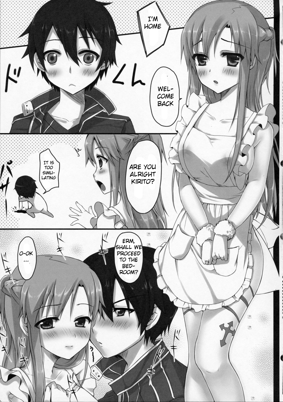 (SC56) [Twin Box (Hanahanamaki, Sousouman)] Onnanoko no Himitsubanashi (Sword Art Online) [English] {HimaDakara} page 9 full