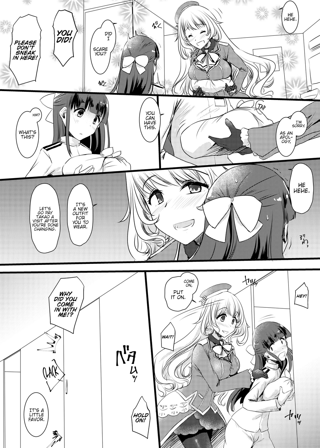 [Tsubakitei (Minase)] Ai ni Somete ~Takao Atago Hen~ (Kantai Collection -KanColle-) [English] {Hennojin} [Digital] page 9 full