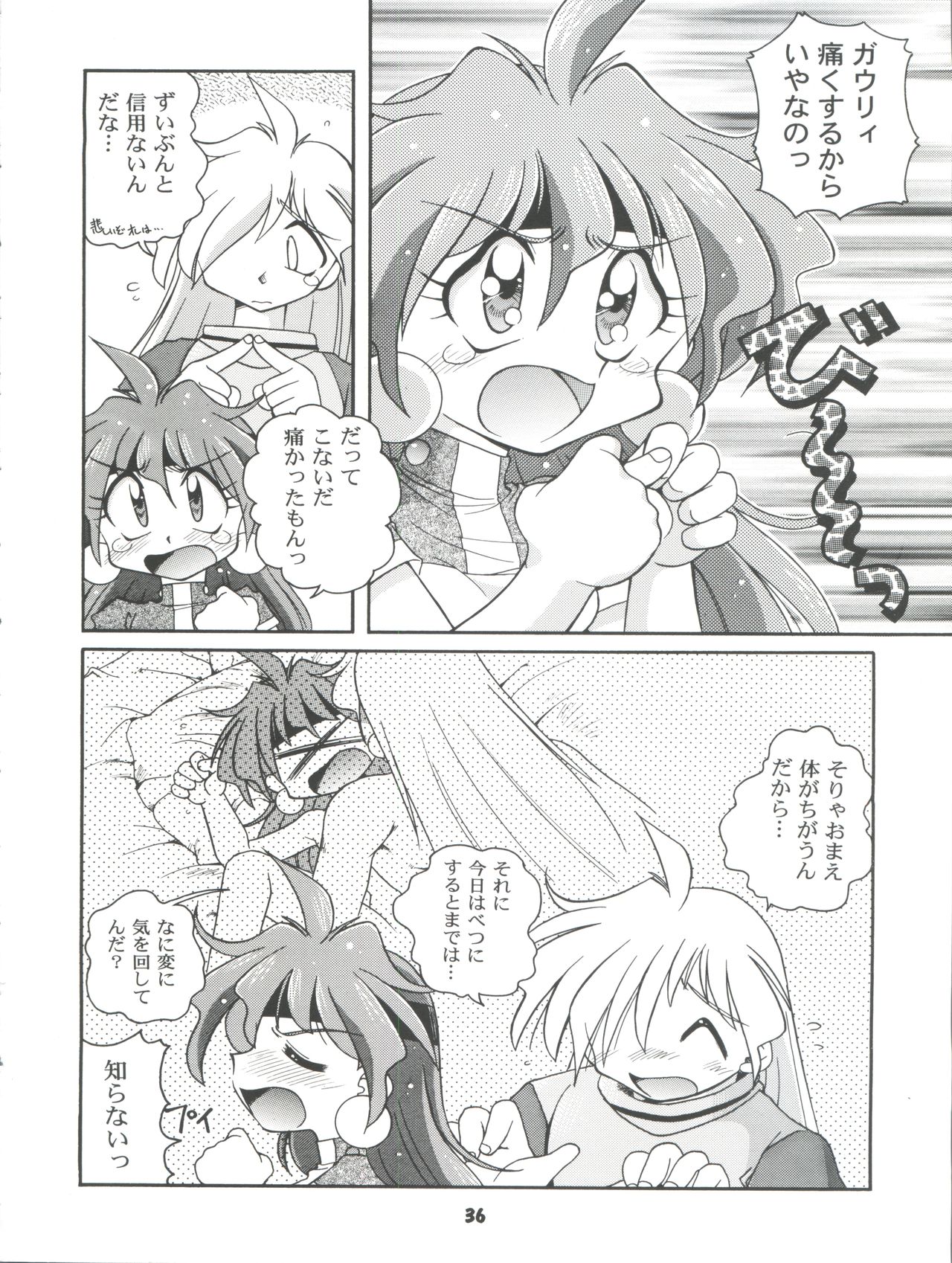 (C54) [Sairo Publishing (J. Sairo, Satomi Hiroyuki, Ingram'97)] Slayers Parody 2 (Slayers) page 36 full